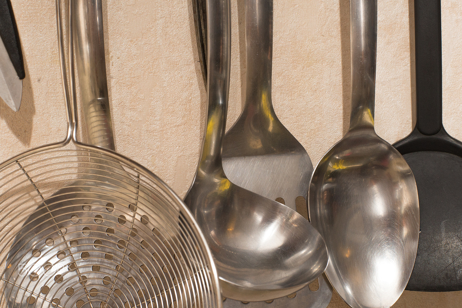 Nikon D610 + Nikon AF Nikkor 50mm F1.4D sample photo. Kitchen tools on table in kitchen photography