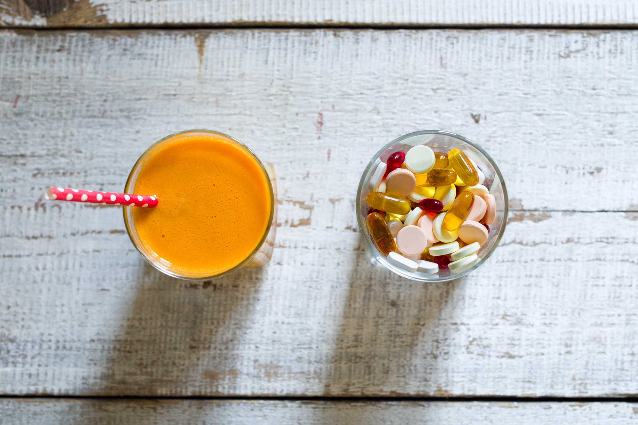 Nikon D810 sample photo. Healthy lifestyle and diet concept. fruit, pills and vitamin supplements, flatlay photography