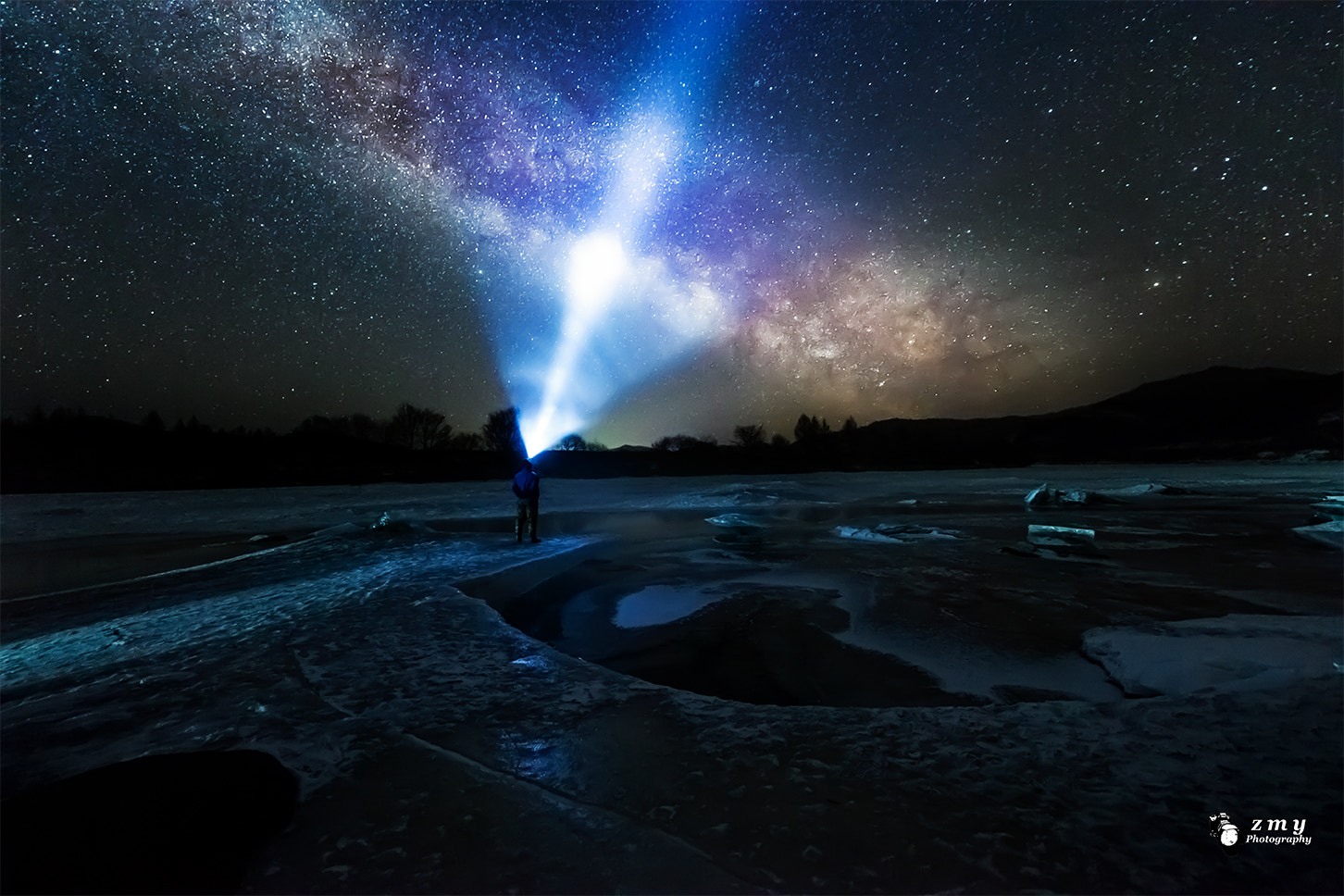 Nikon D3X sample photo. The night view of the galaxy photography