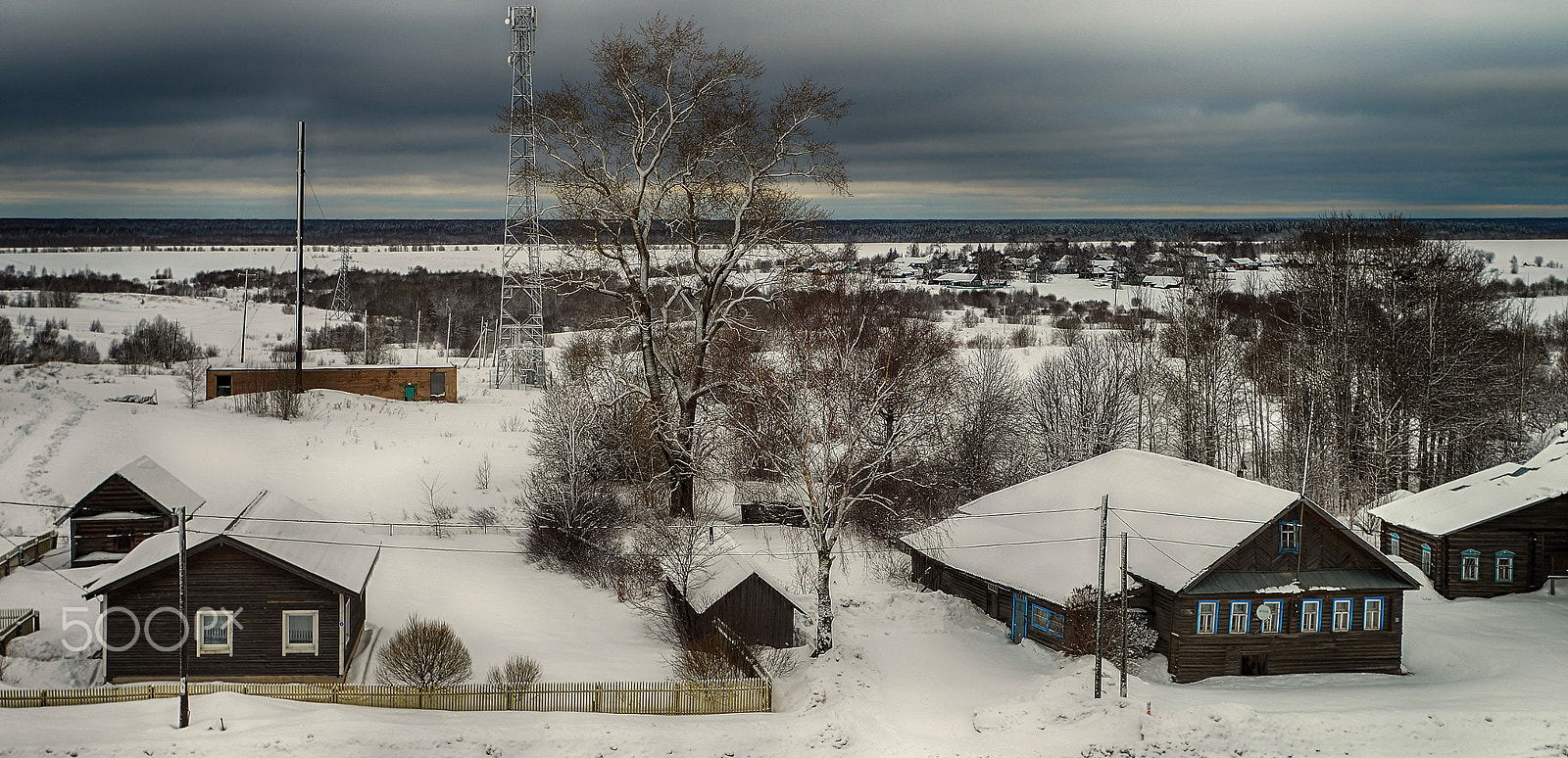Nikon D600 sample photo. Русская деревня.  (вид с колокольни) photography