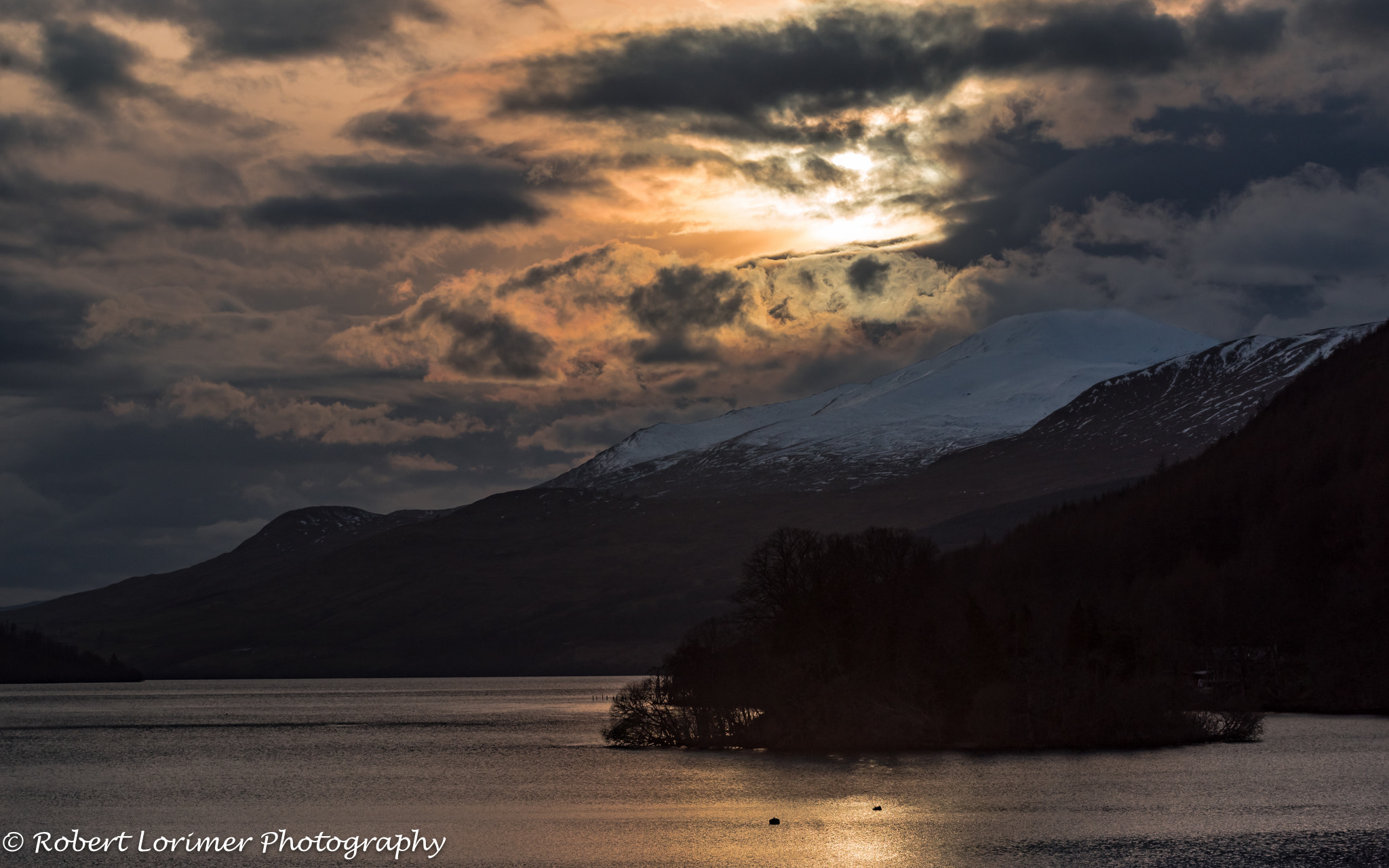 Nikon AF-S Nikkor 70-200mm F4G ED VR sample photo. Highland sunset photography