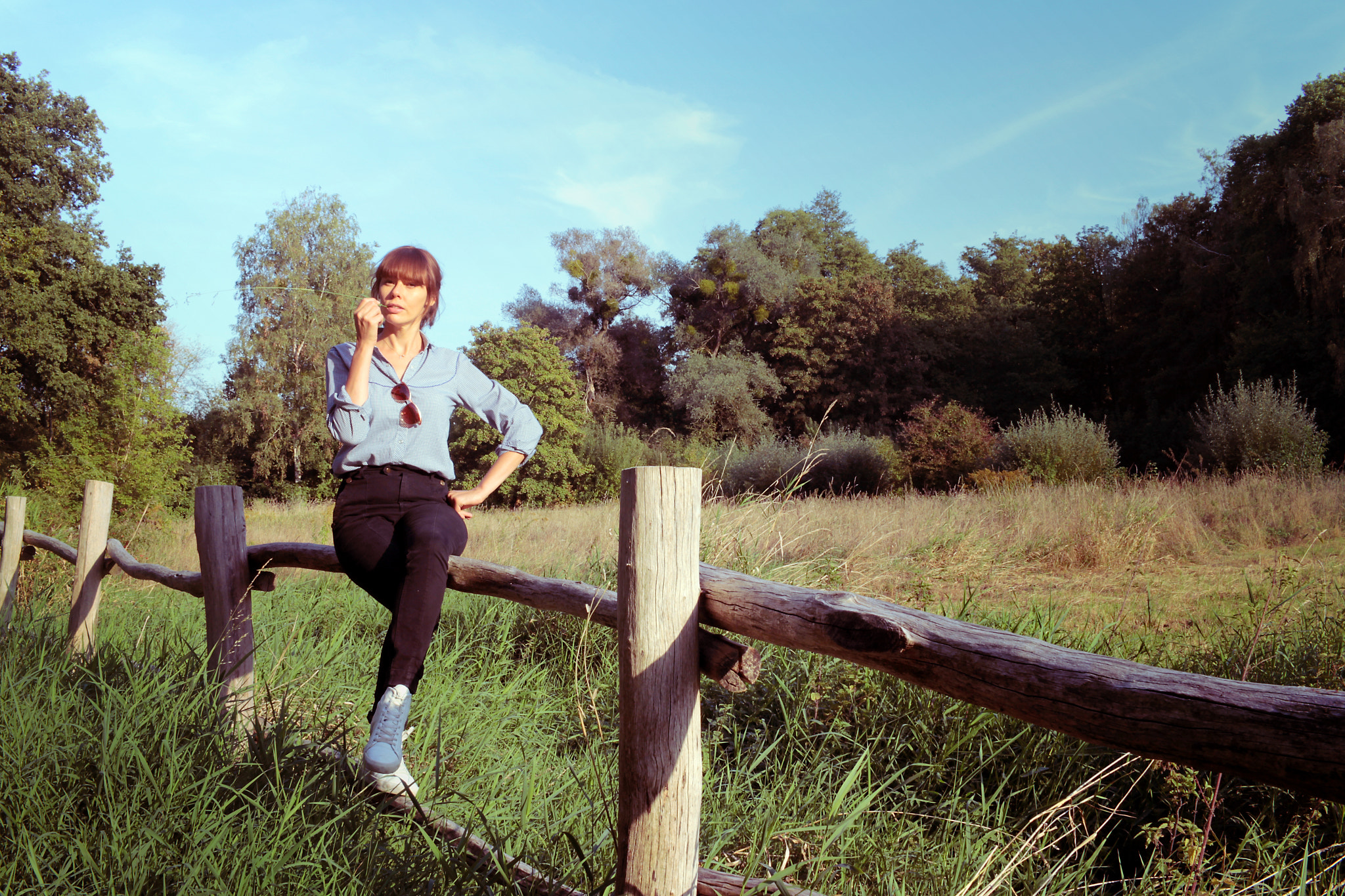 Canon EF-S 24mm F2.8 STM sample photo. Country girl photography