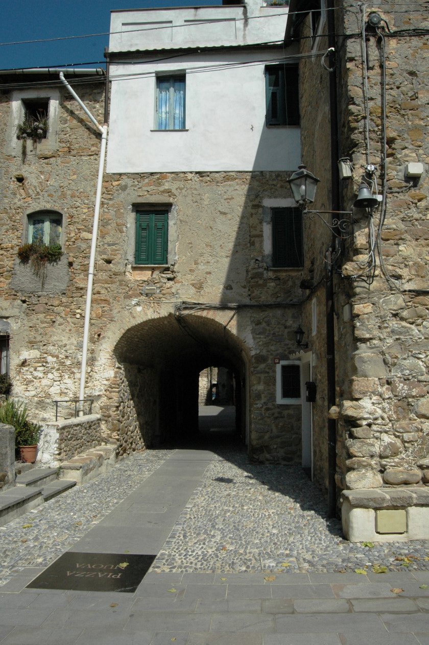 Nikon D70 sample photo. Vallecrosia (im)  centro storico di vallecrosia alta photography