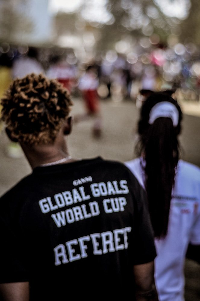 Nikon D300S + Nikon AF Nikkor 50mm F1.8D sample photo. Unep global goals world cup photography