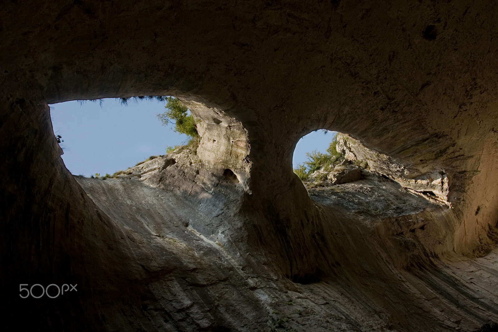 Canon EOS 400D (EOS Digital Rebel XTi / EOS Kiss Digital X) sample photo. The eyes of god, prohodna cave, bulgaria photography
