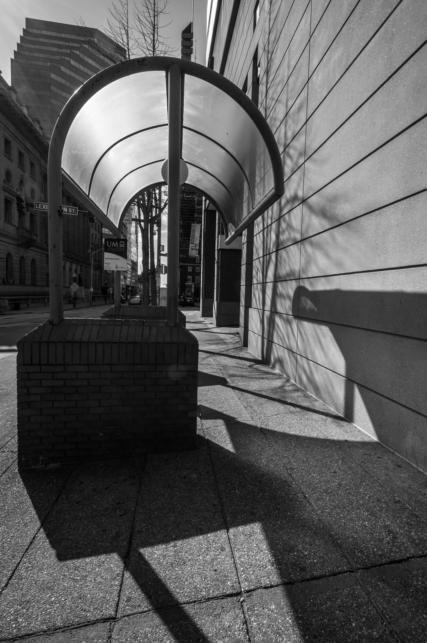 Nikon D300 sample photo. Bus stop photography
