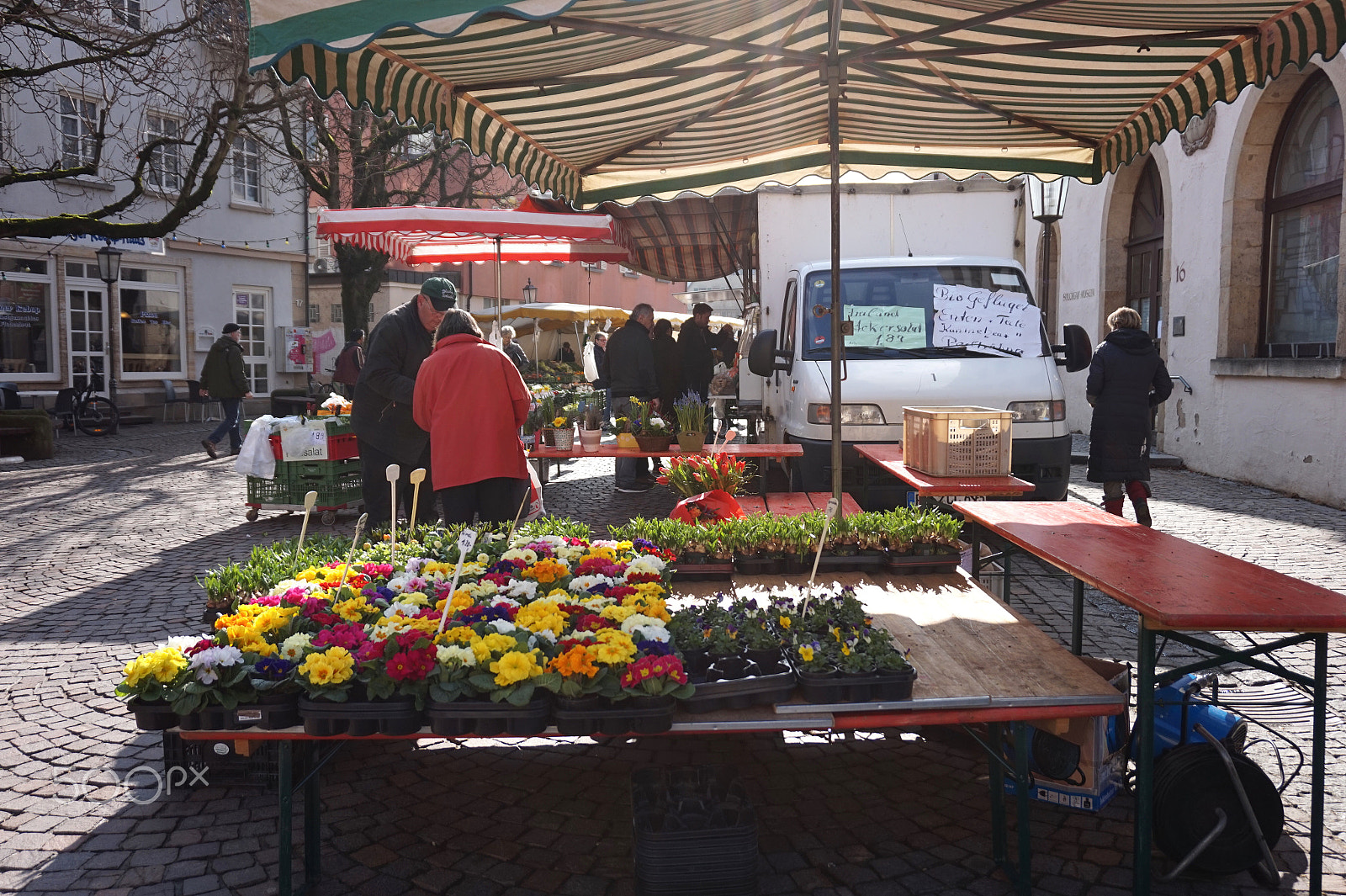 Sony Alpha a5000 (ILCE 5000) + Sony E 18-50mm F4-5.6 sample photo. Flower market photography