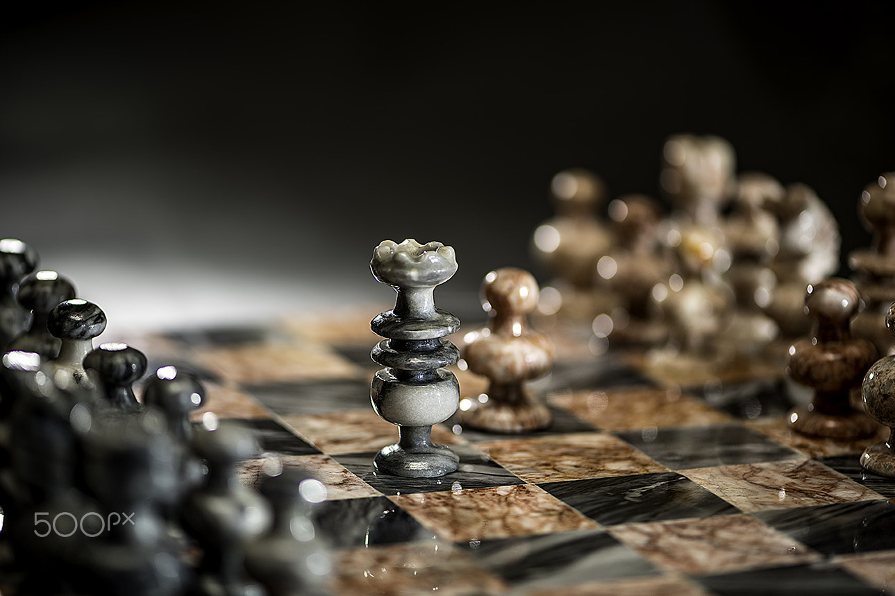 Nikon AF-S Micro-Nikkor 105mm F2.8G IF-ED VR sample photo. Chess photography