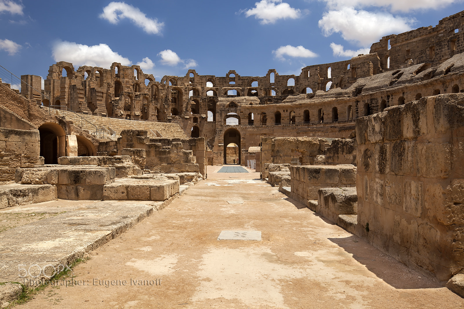 Canon EOS 5D Mark II + Canon EF 16-35mm F2.8L USM sample photo. Amphitheatre of el jem, tunisia photography