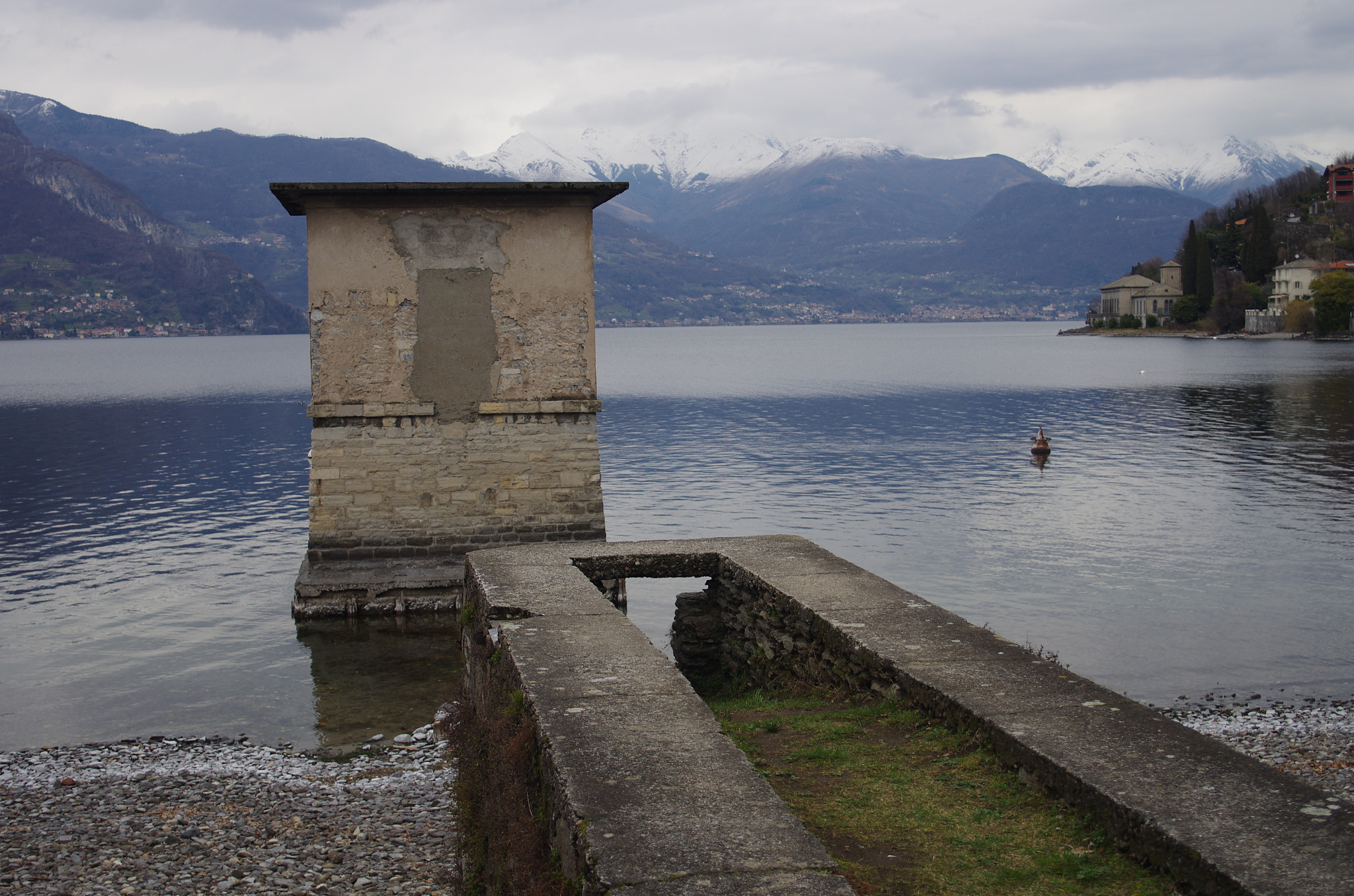 Pentax K-5 II sample photo. Building on lake photography