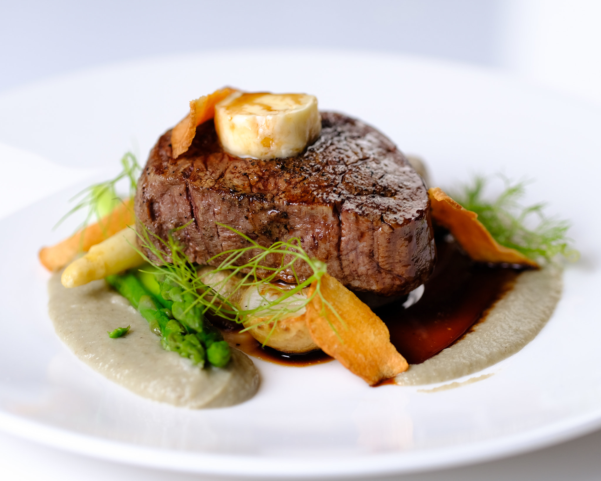 Fujifilm X-Pro2 + Fujifilm XF 90mm F2 R LM WR sample photo. Alberta black angus 6oz. tenderloin photography