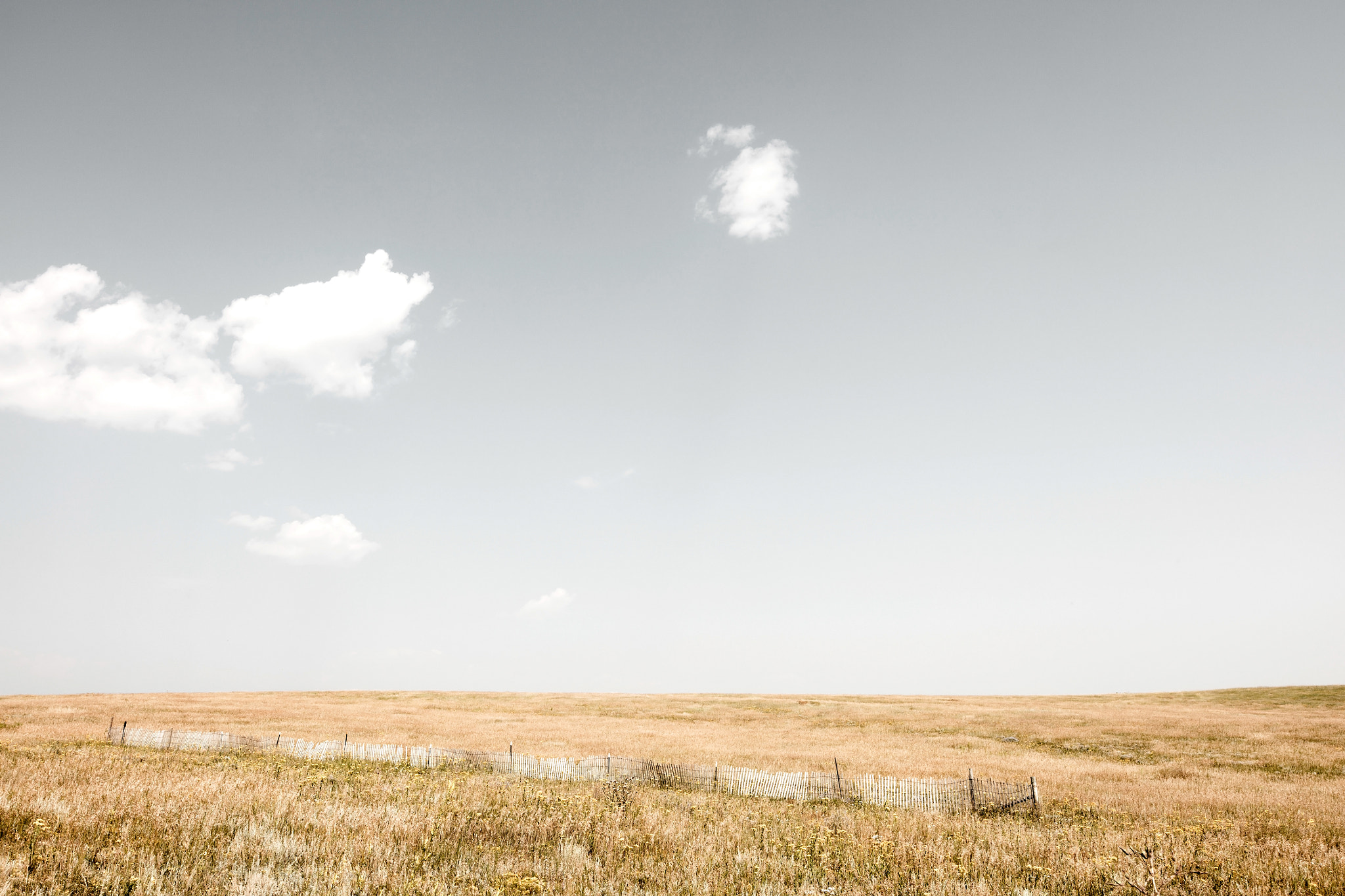 Canon EF 16-35mm F2.8L II USM sample photo. The fence in the field, colorado #2 photography