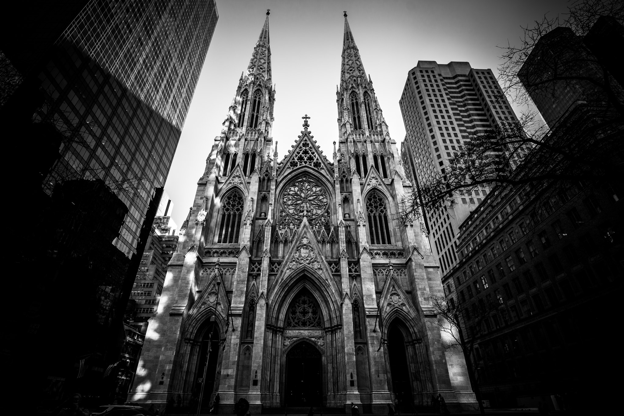 Nikon D7100 + Tokina AT-X 11-20 F2.8 PRO DX (AF 11-20mm f/2.8) sample photo. St patrick in b&w photography
