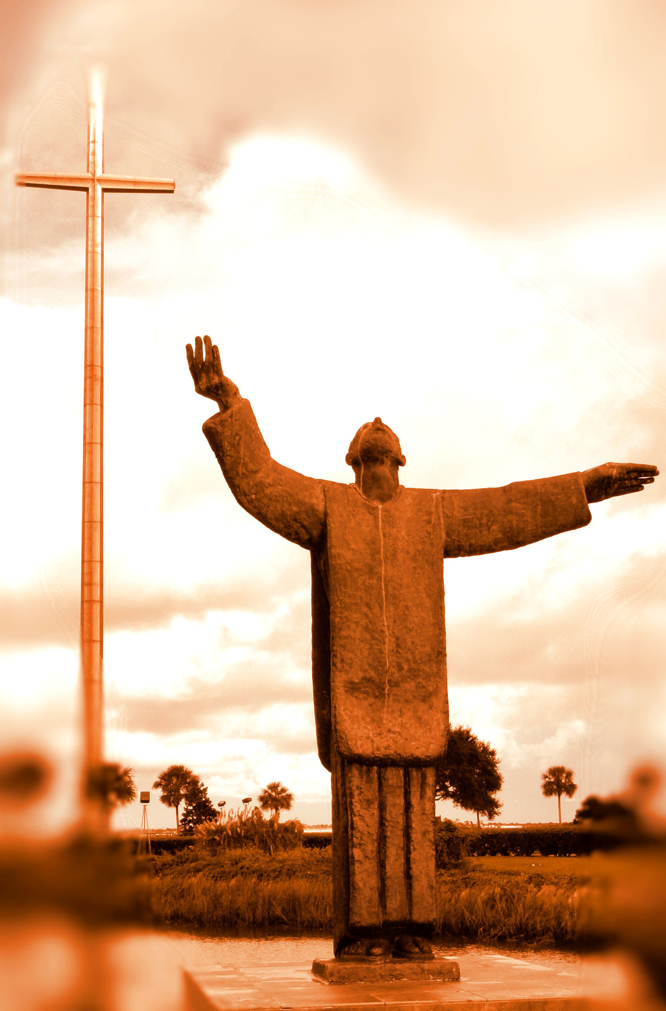 Sony DSC-T99 sample photo. Saint augustine the cross photography