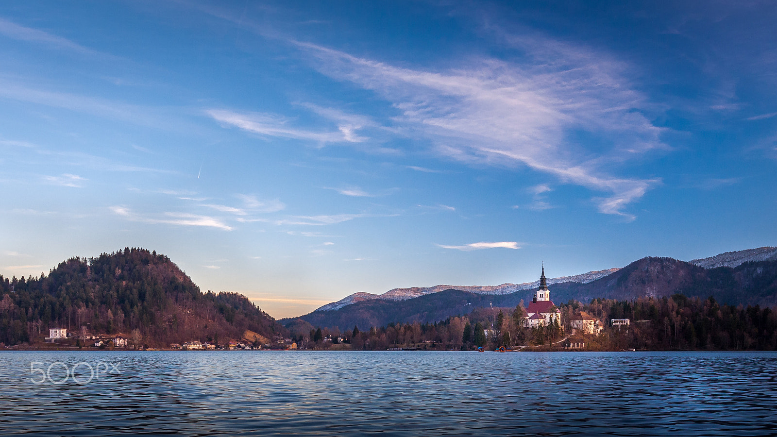 Canon EOS 40D + Canon EF 17-40mm F4L USM sample photo. Cold day at lake bled photography