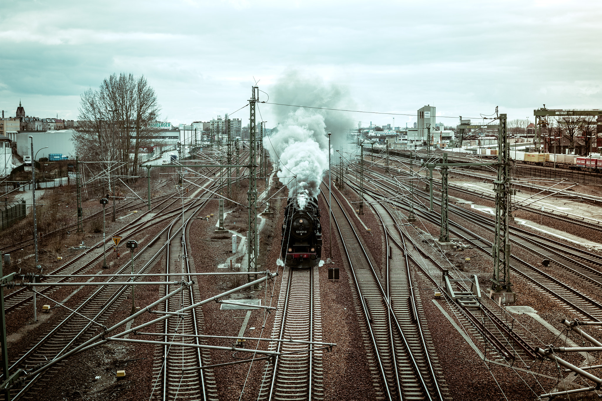 Canon EF 50mm F1.2L USM sample photo. Berlin under steam photography