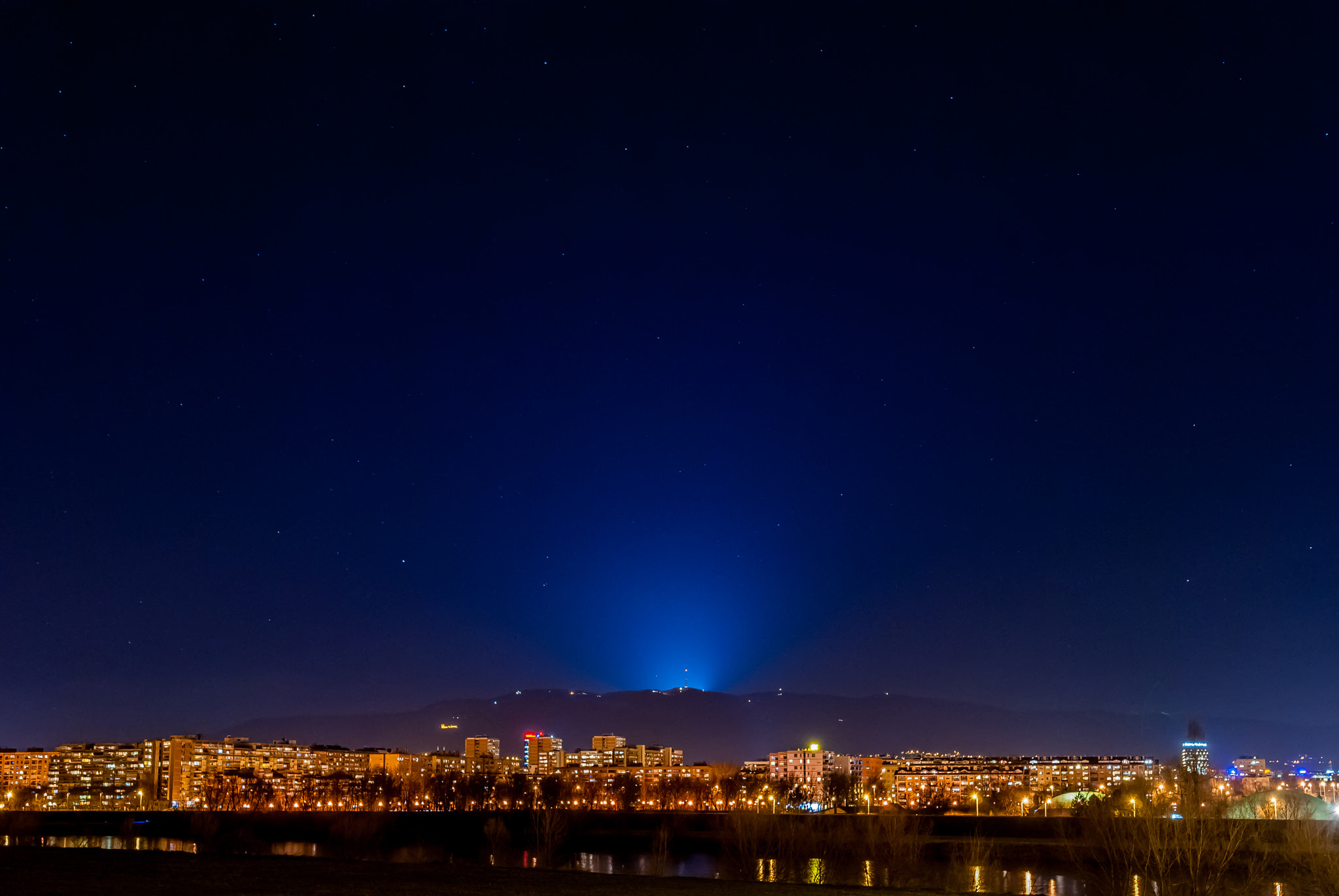 Sony Alpha DSLR-A230 sample photo. Stars above zagreb photography