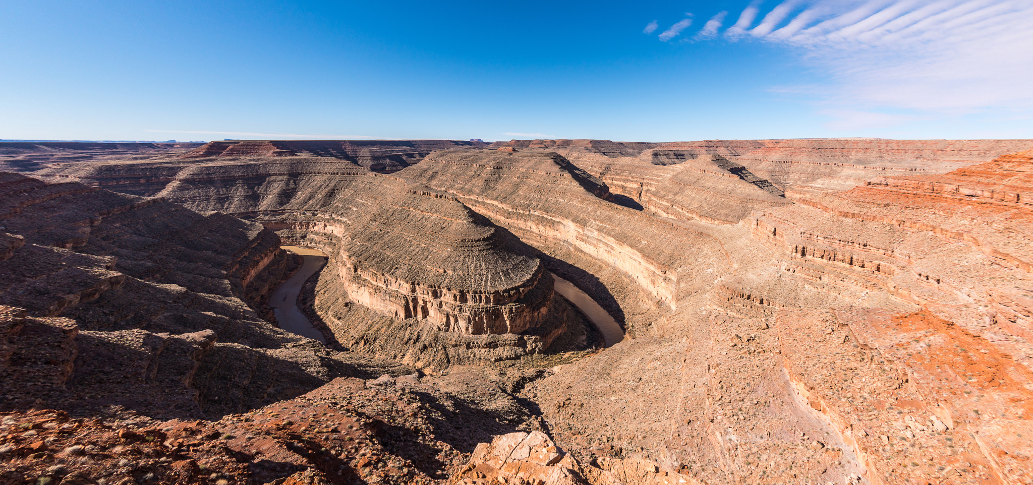 Nikon D800 + Nikon AF Fisheye-Nikkor 16mm F2.8D sample photo. Gooseneck - san juan river photography