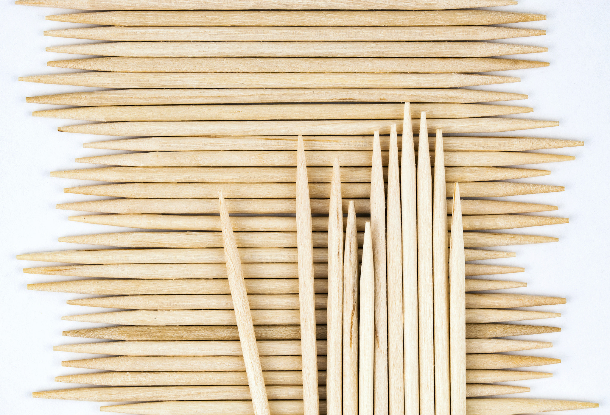 Nikon D5500 sample photo. Stored wooden toothpicks photography