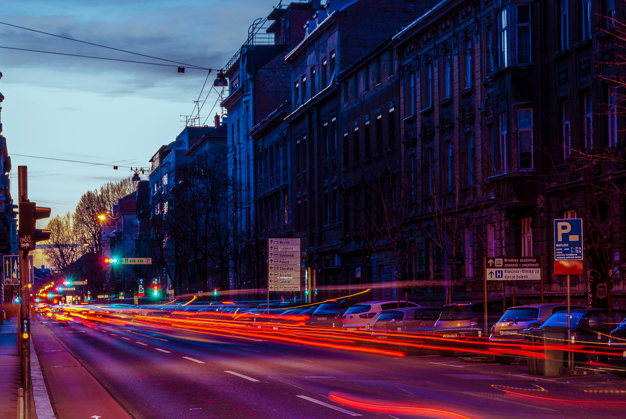 Sony Alpha DSLR-A230 + Sony DT 18-55mm F3.5-5.6 SAM sample photo. Draskoviceva at sunset photography