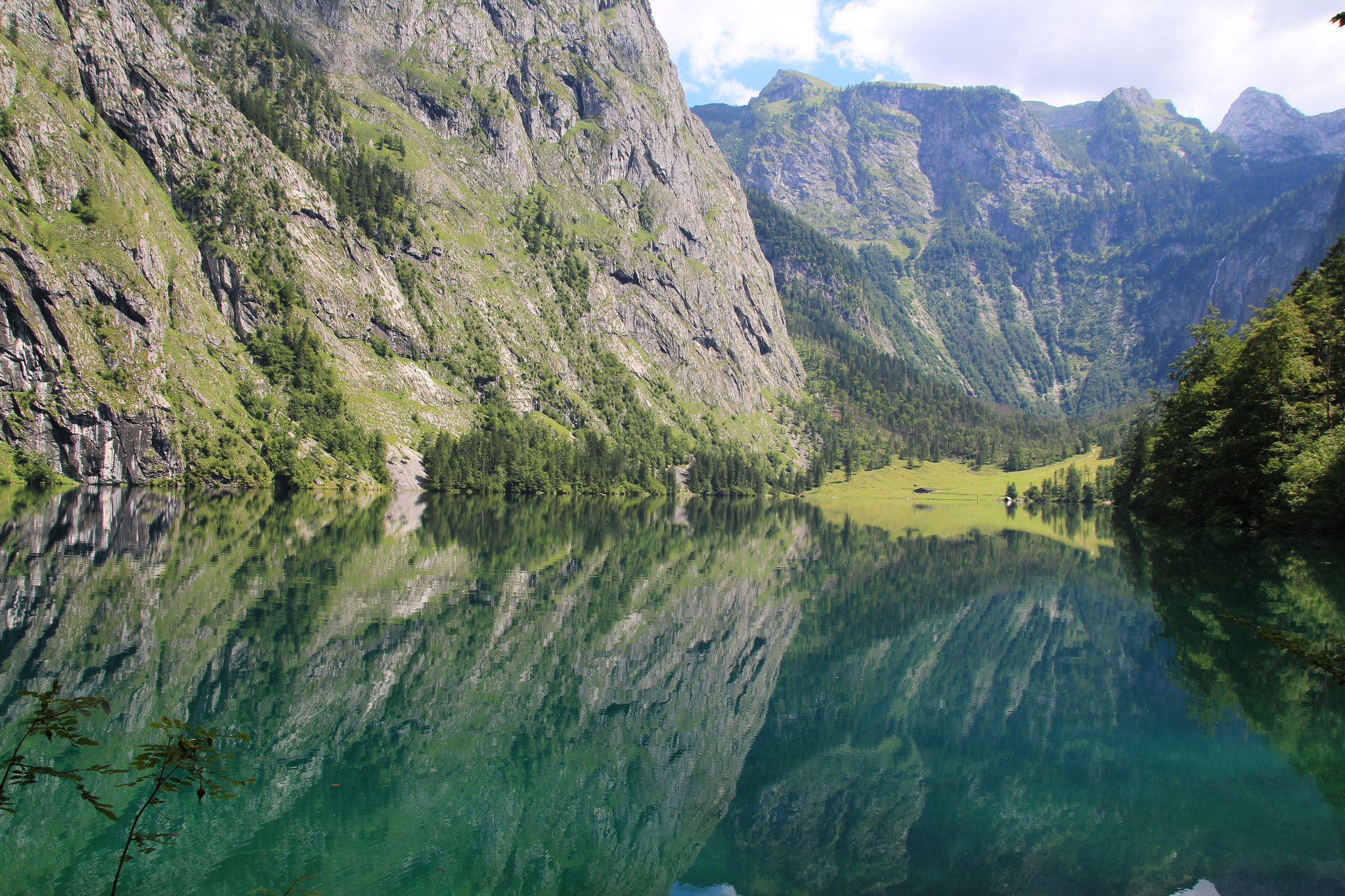 Sigma 18-250mm F3.5-6.3 DC OS HSM sample photo. Obersee bavaria reflecting water photography