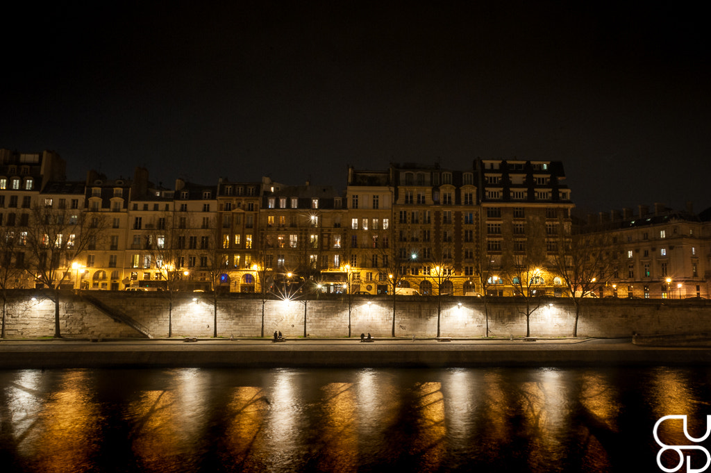 AF Nikkor 20mm f/2.8 sample photo. Night docks photography