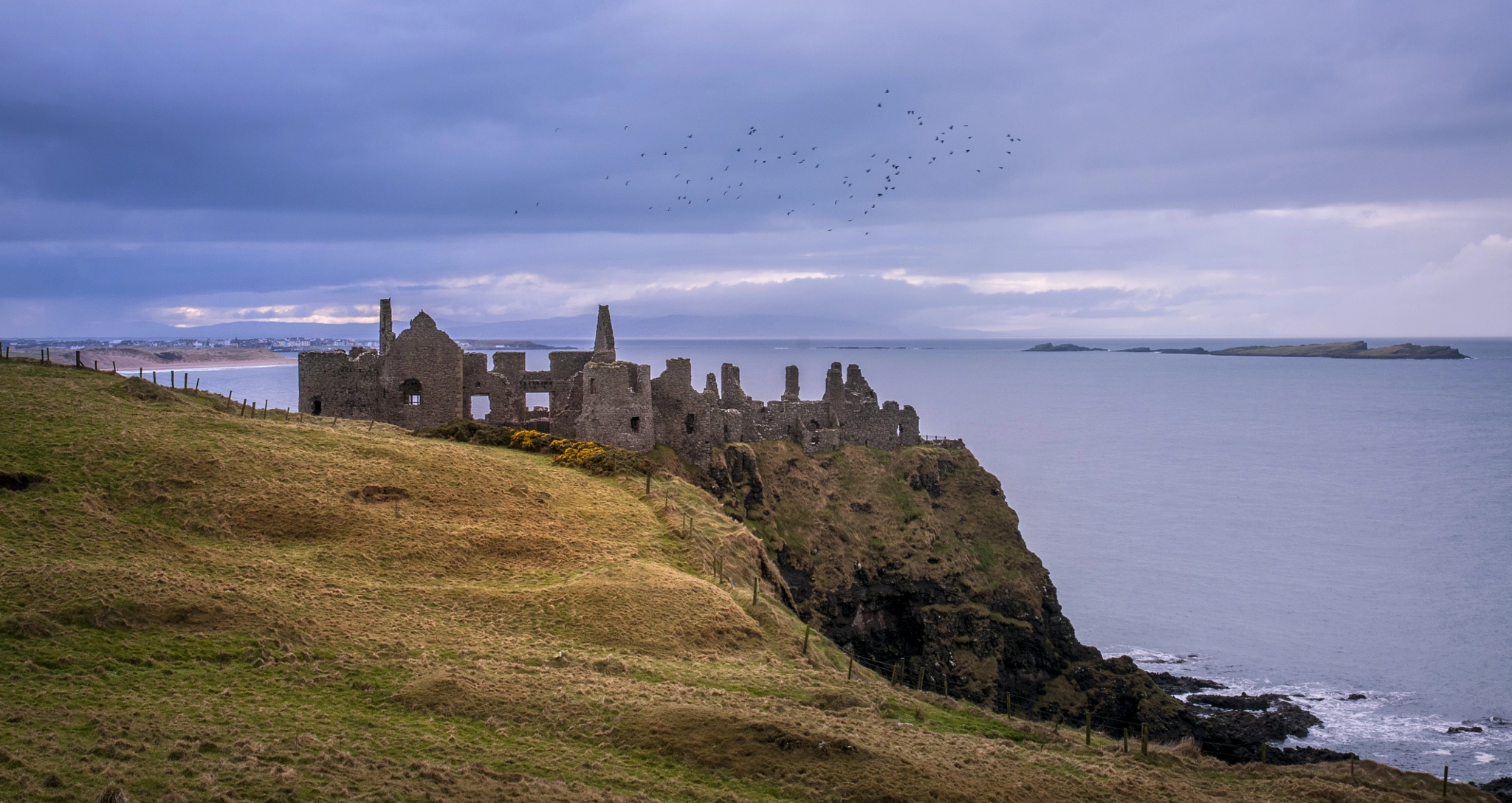 Nikon D300S sample photo. Dunluce castle photography