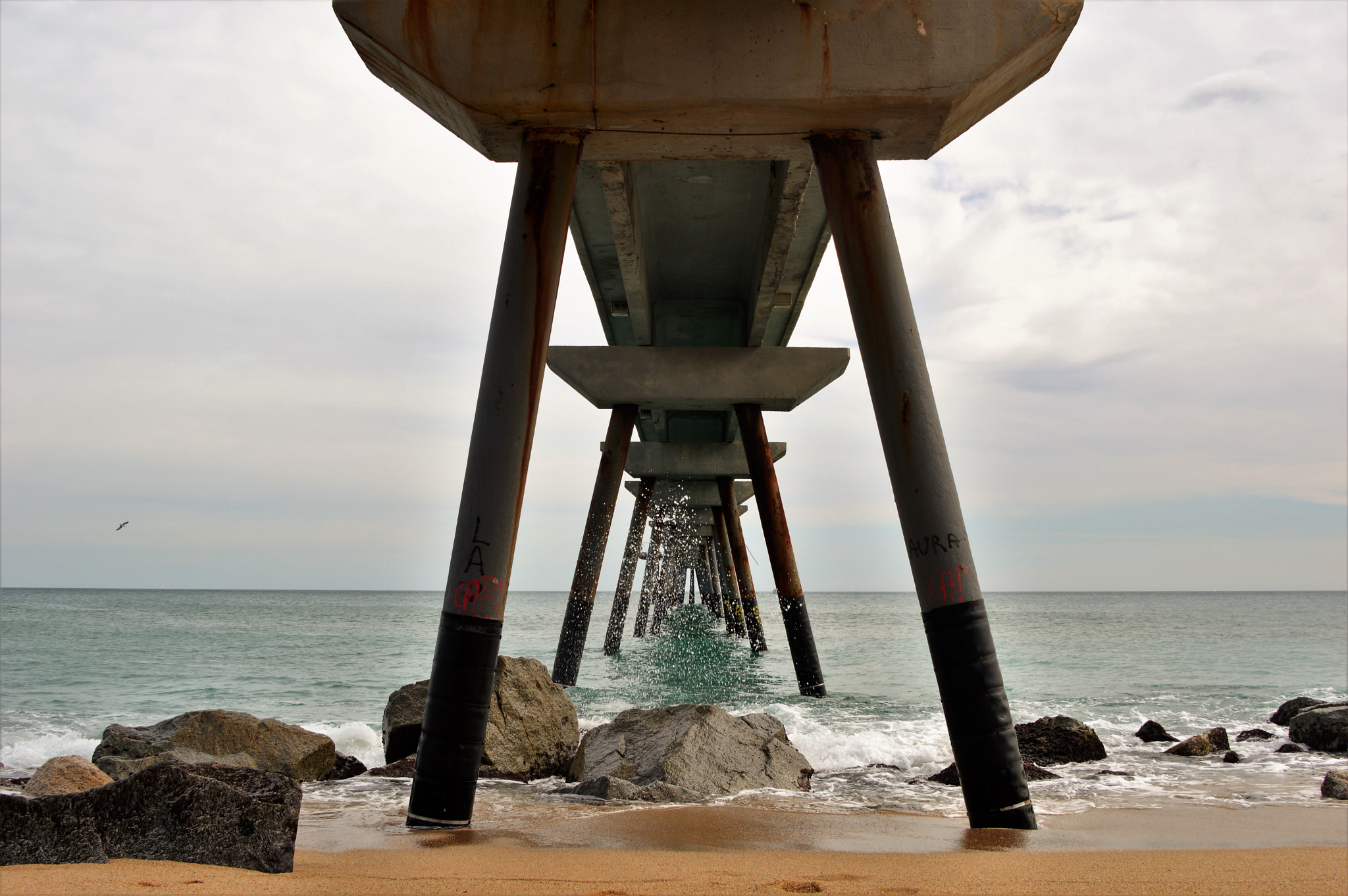 Nikon D3200 sample photo. Pont del petroli photography
