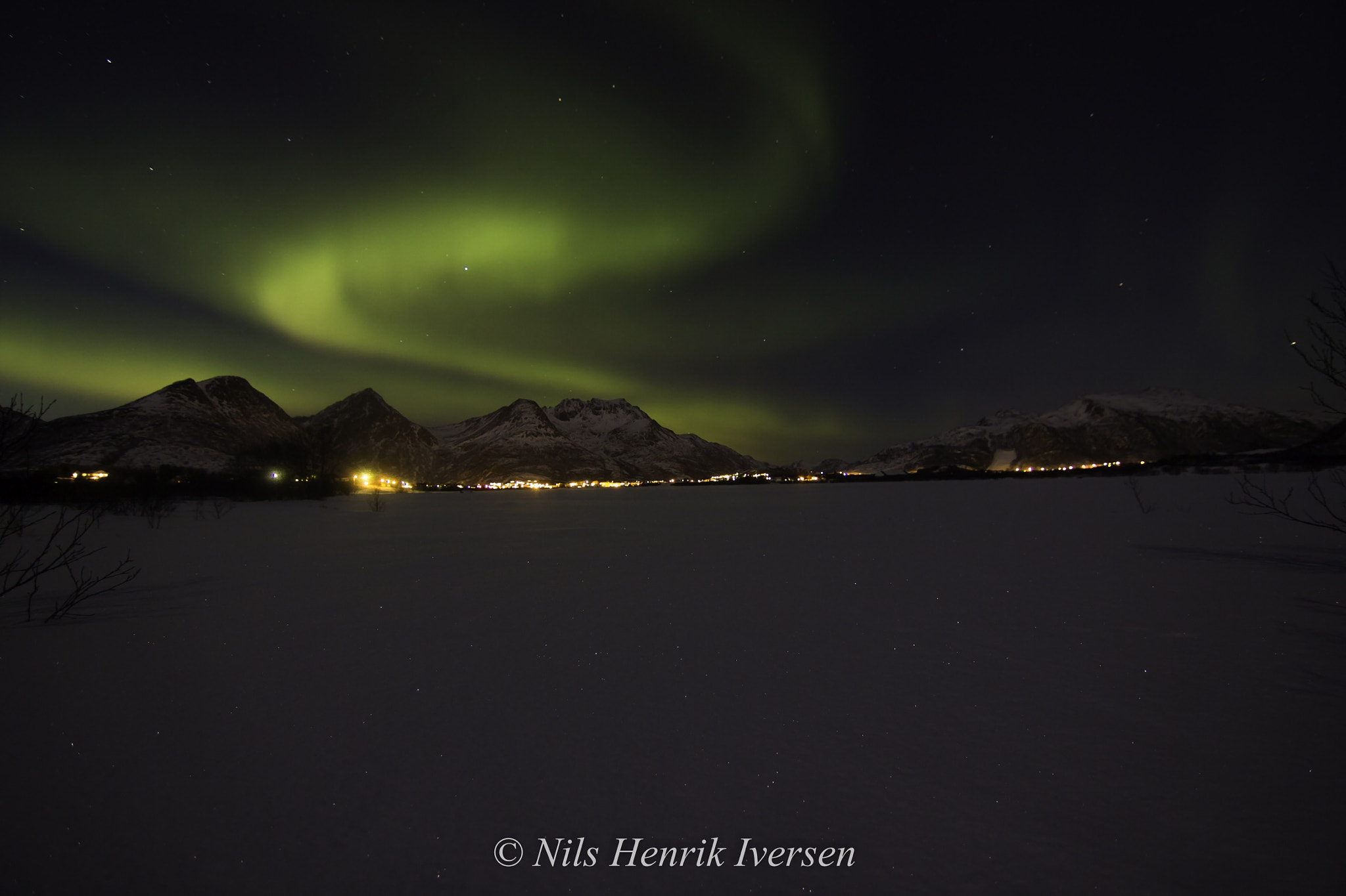 Canon EOS 550D (EOS Rebel T2i / EOS Kiss X4) sample photo. Northern light in vesterålen photography