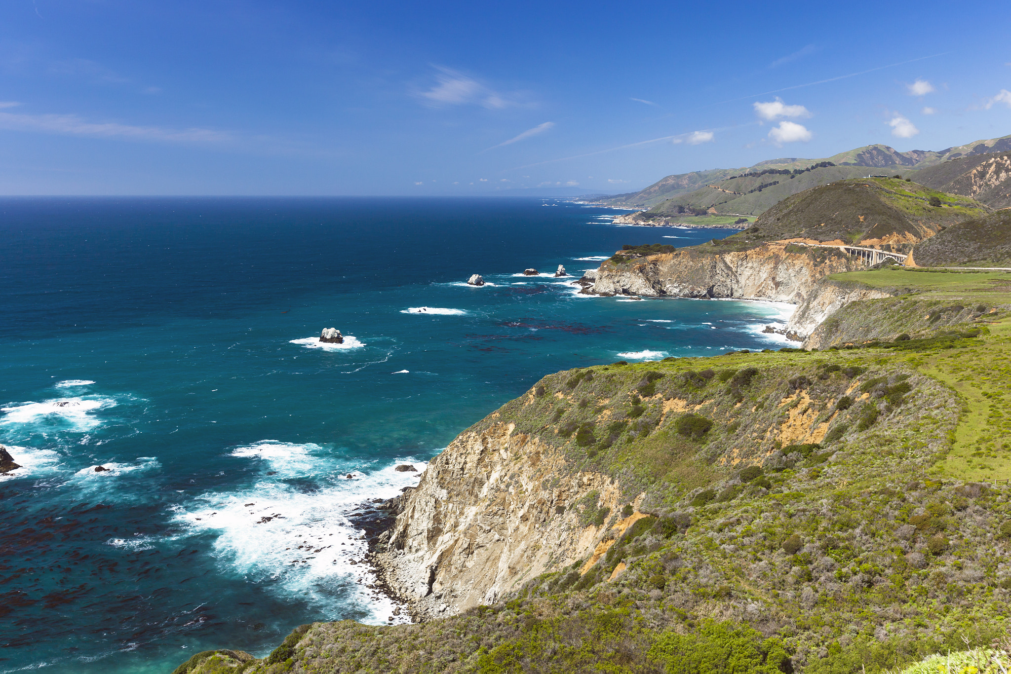 Canon EF 16-35mm F2.8L USM sample photo. Cabrillo hwy, state route 1, california photography