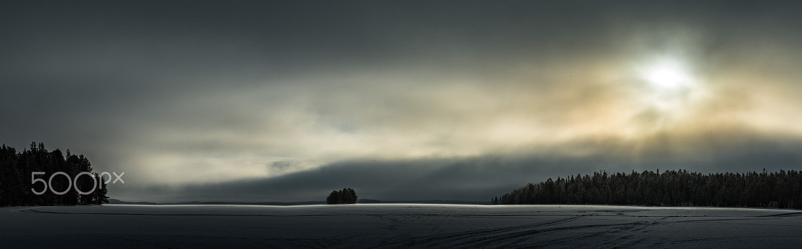 Nikon D5 sample photo. Frozen lake in rising sun photography