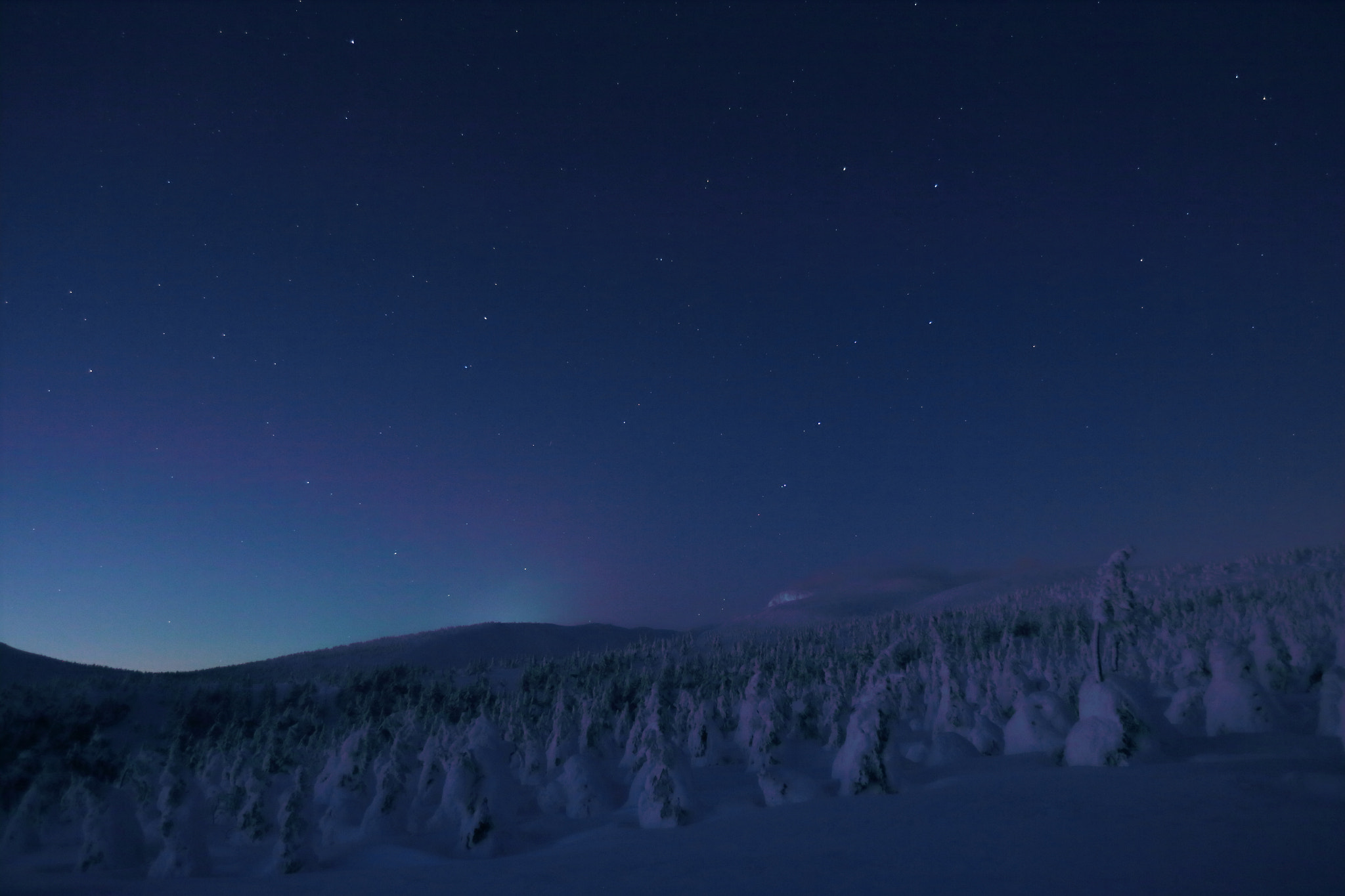 Canon EF 16-35mm F2.8L II USM sample photo. Big dipper on the ice forest photography