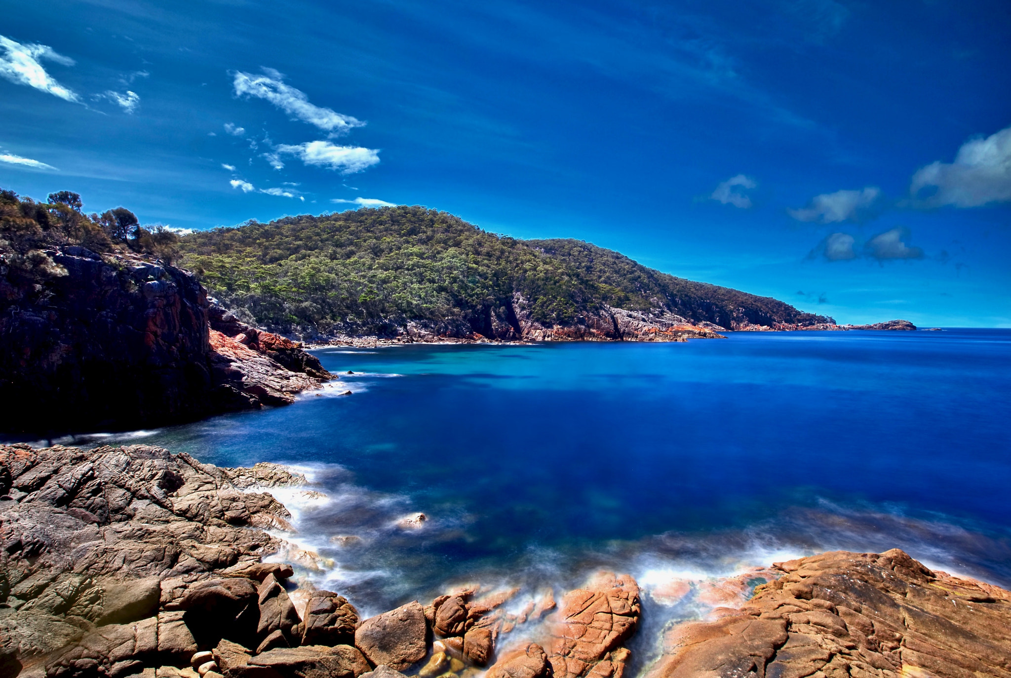 Canon EF 16-35mm F2.8L II USM sample photo. Freycinet's sleepy bay photography