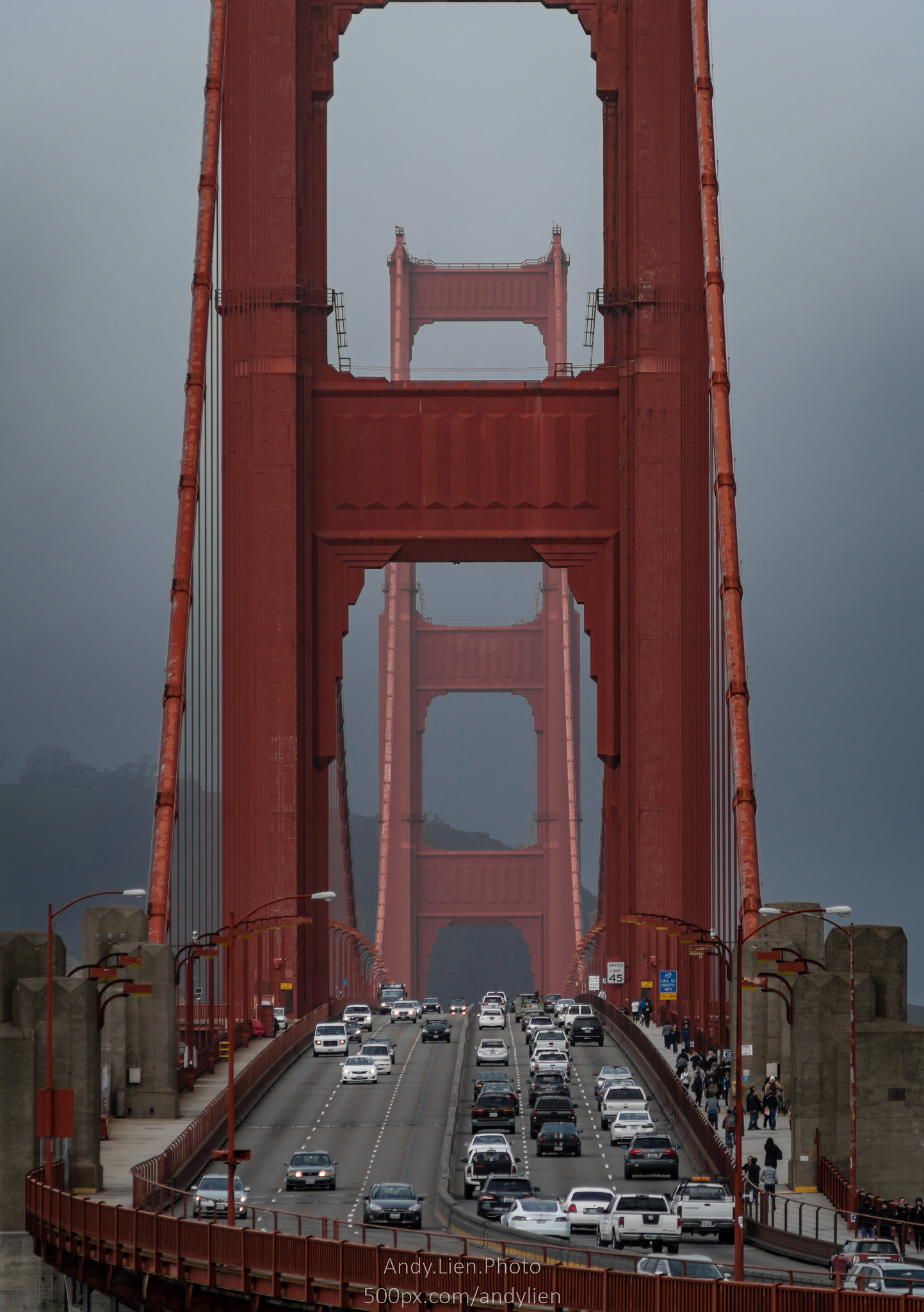 Minolta AF 70-210mm F4 Macro sample photo. Foggy gates photography
