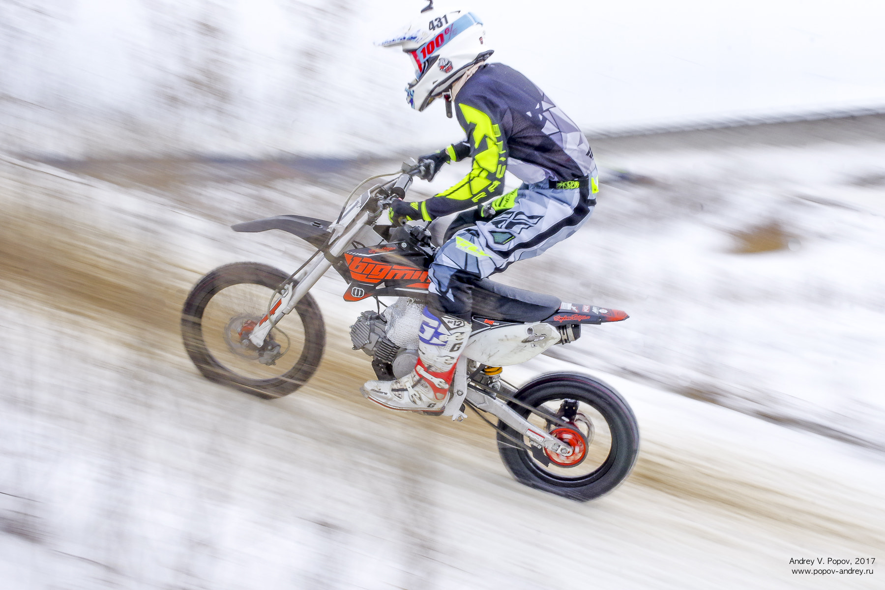 Pentax K-3 sample photo. Winter motocross #4 photography