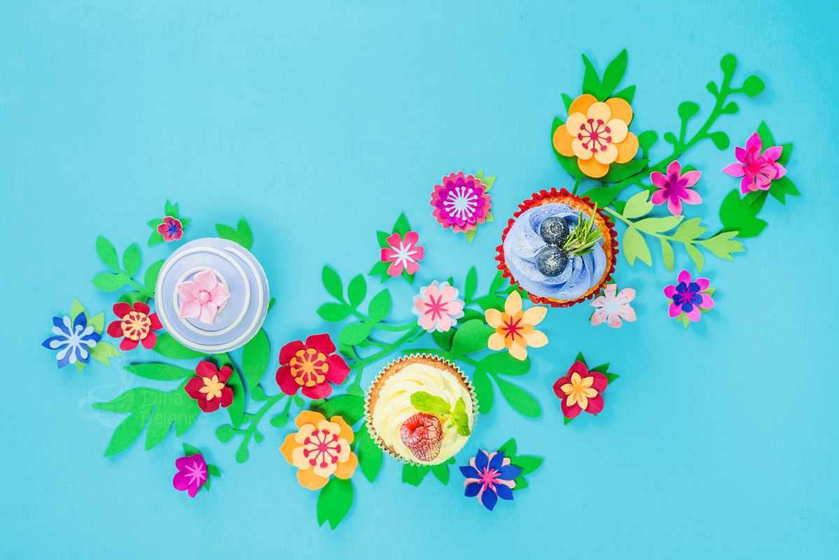 Nikon D800 sample photo. Spring cupcakes! photography