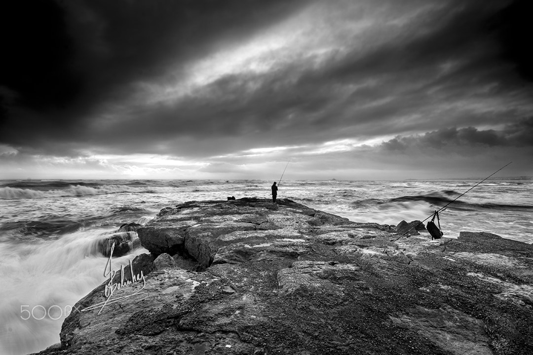 Canon EOS 50D + Sigma 10-20mm F4-5.6 EX DC HSM sample photo. Fisherman photography