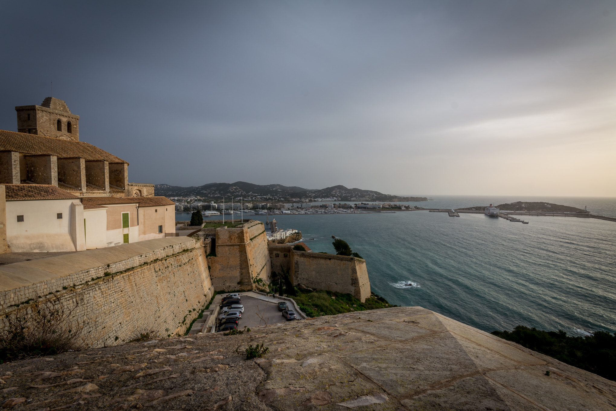 Sigma 10-20mm F4-5.6 EX DC HSM sample photo. Castillo de ibiza photography