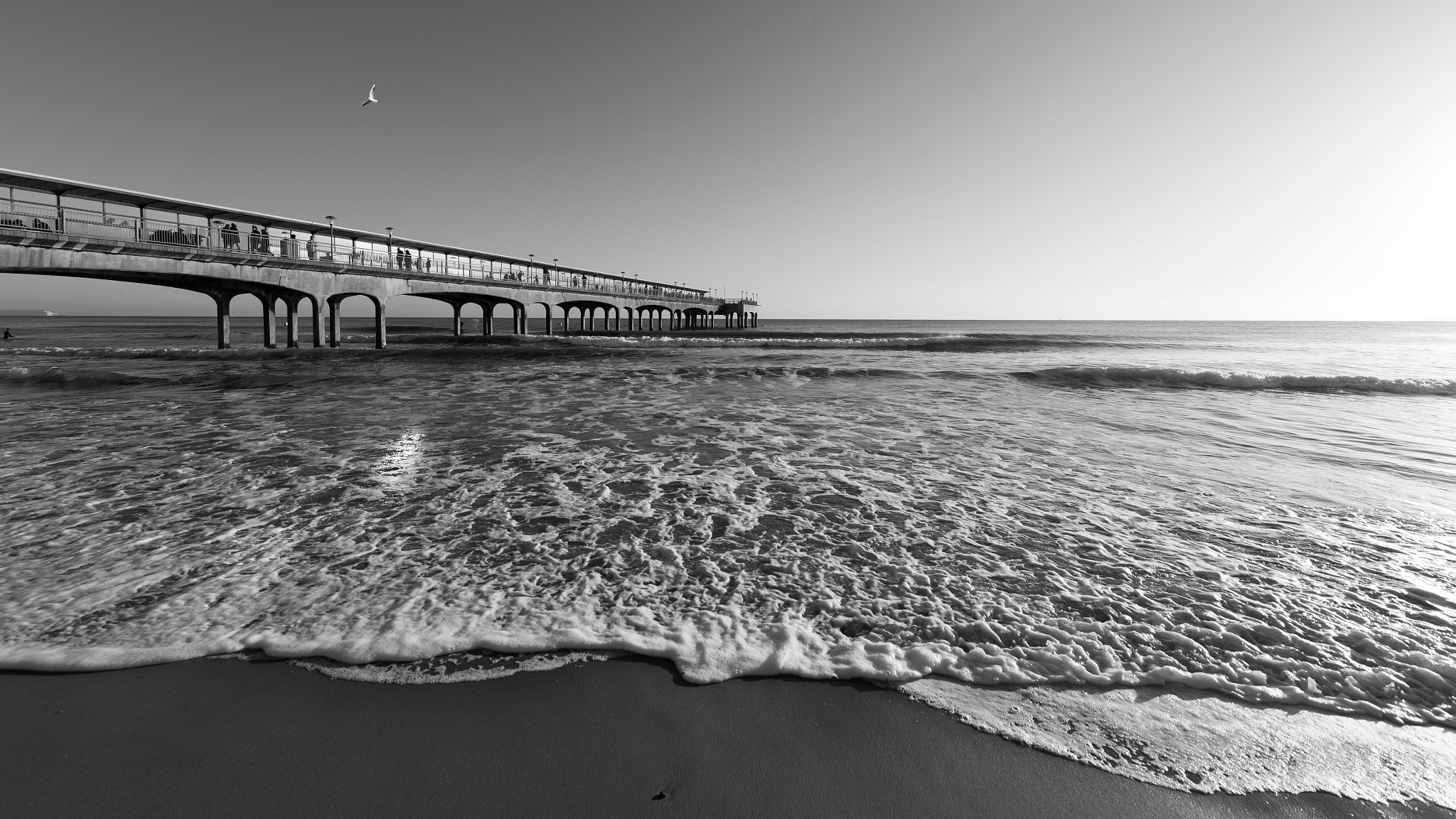 Nikon AF-S Nikkor 14-24mm F2.8G ED sample photo. Boscombe pier photography