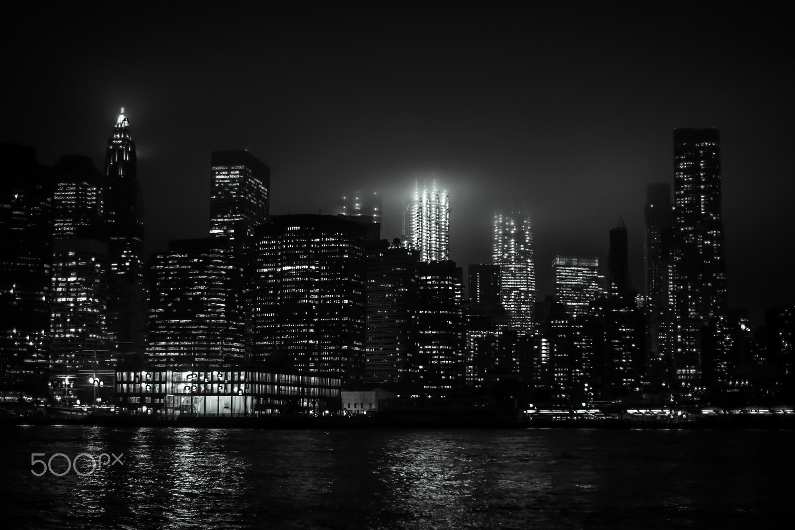 Canon EF 50mm F1.8 II sample photo. New york city - downtown nigh photography