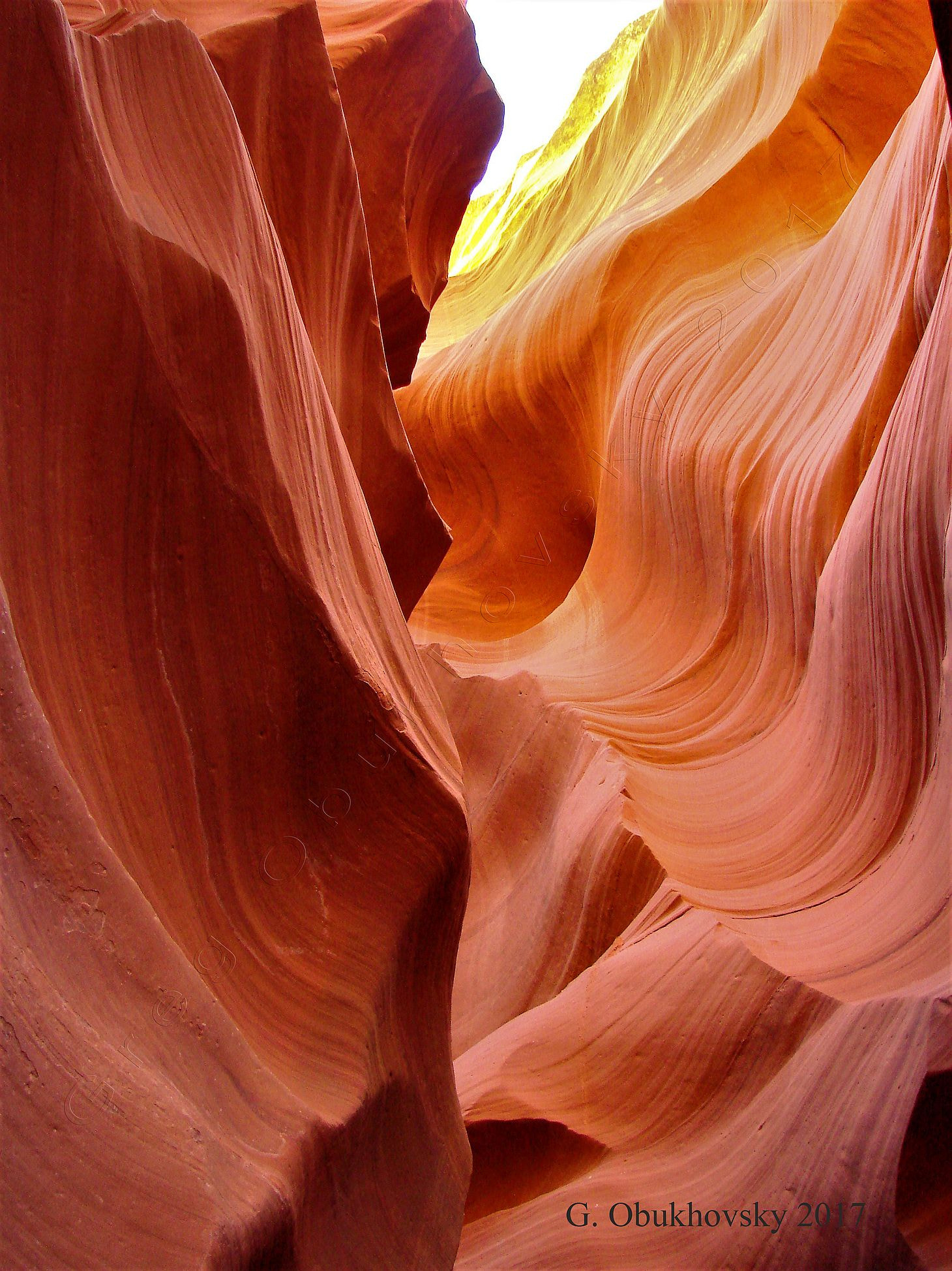 Sony DSC-H5 sample photo. Lower antelope canyon (light & waves) photography