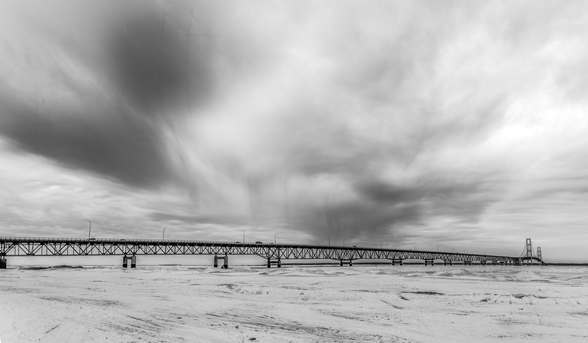 Canon EF 16-35mm F2.8L II USM sample photo. Mackinac bridge 11 photography