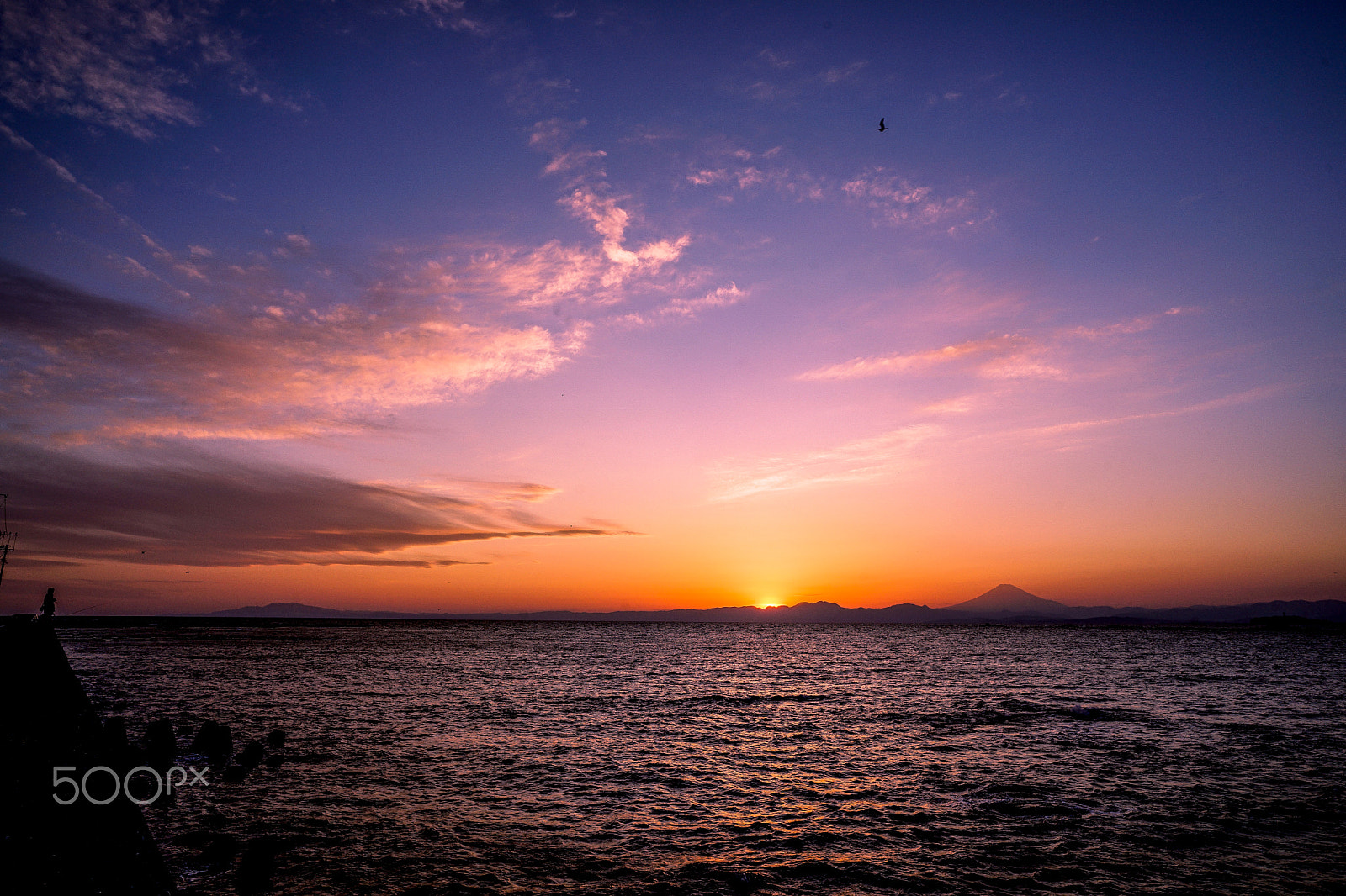 E 20mm F2 sample photo. Sunset, jp photography