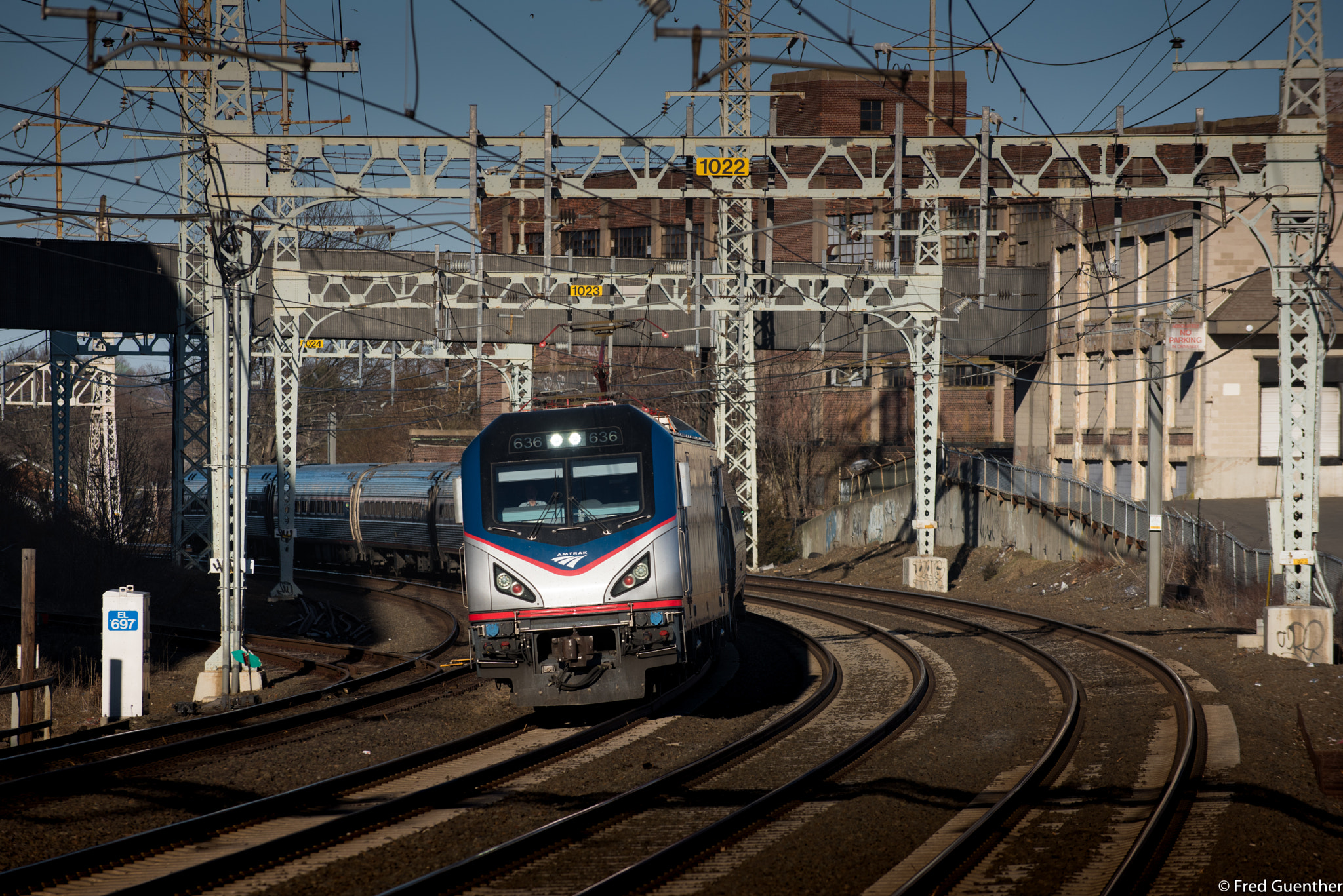 Nikon D810 sample photo. Regional train 135 west haven photography