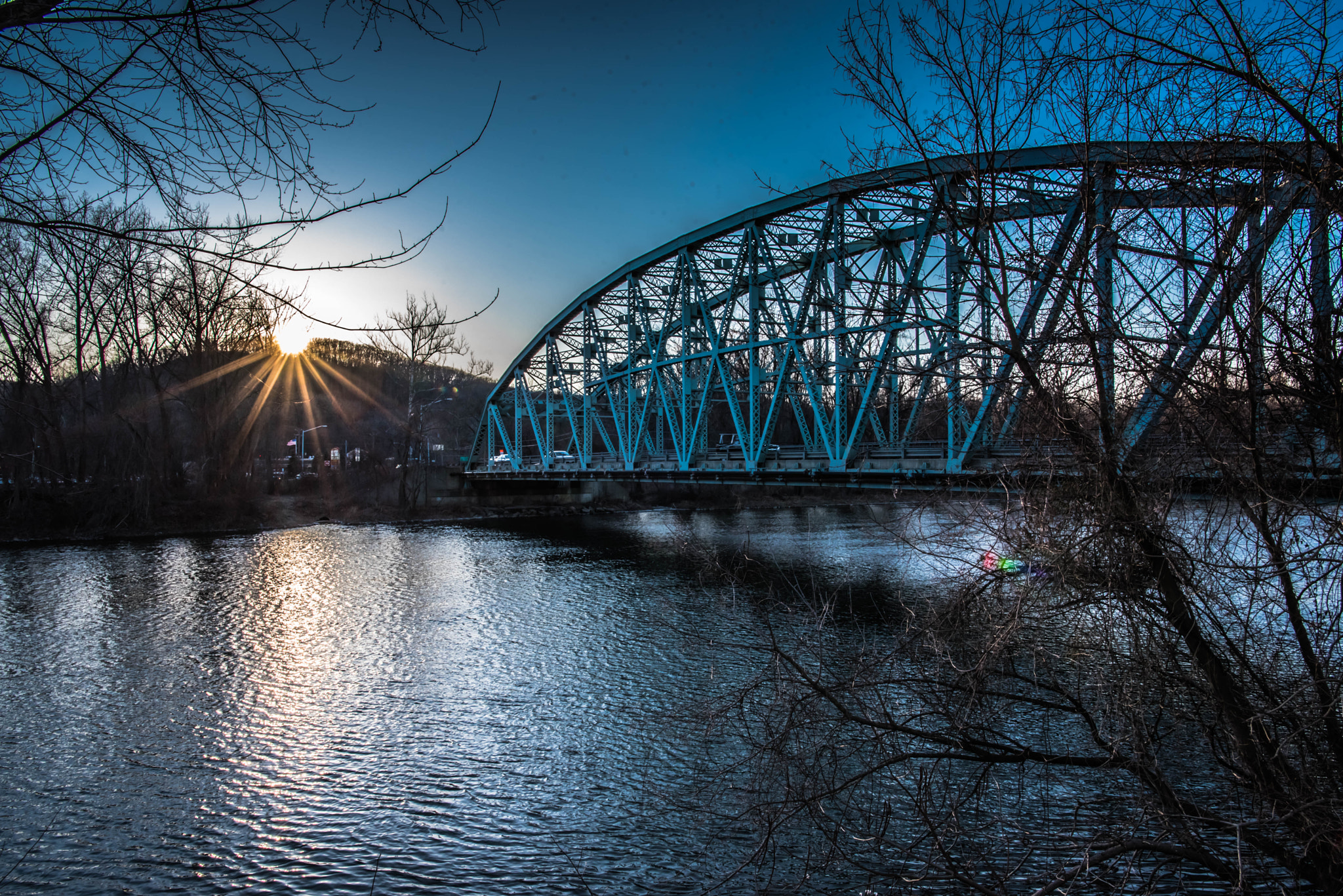 Nikon AF-S Nikkor 24-70mm F2.8E ED VR sample photo. Burning bridge photography