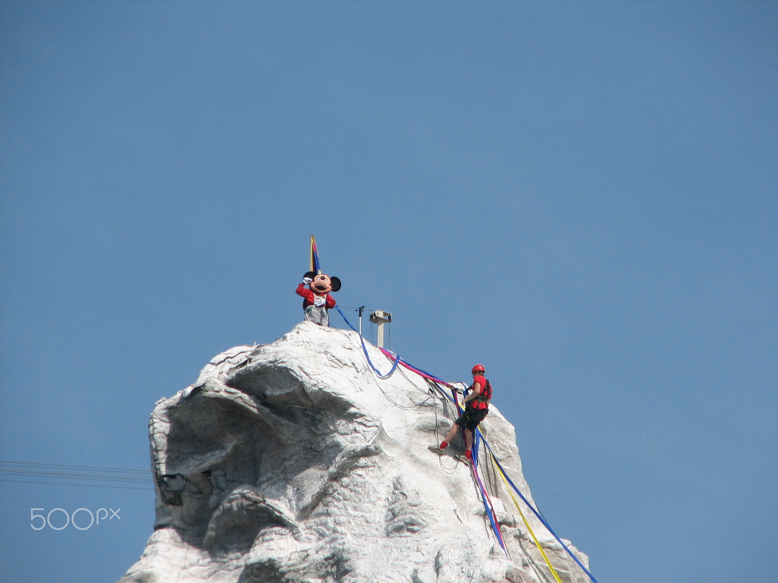 Canon POWERSHOT S2 IS sample photo. Mickey mouse climbs the matterhorn photography