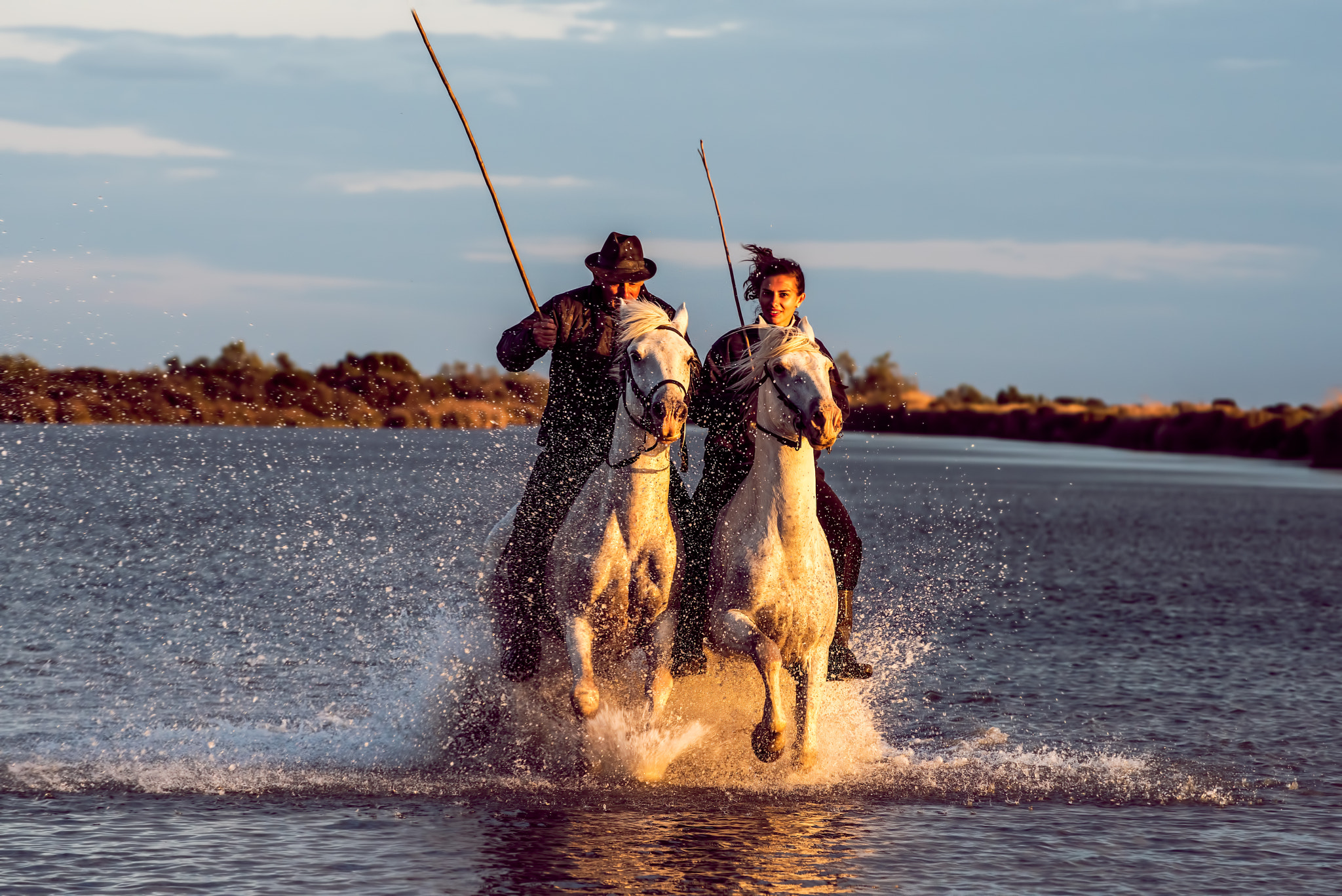 Nikon D810 sample photo. Gardians of the camargue photography