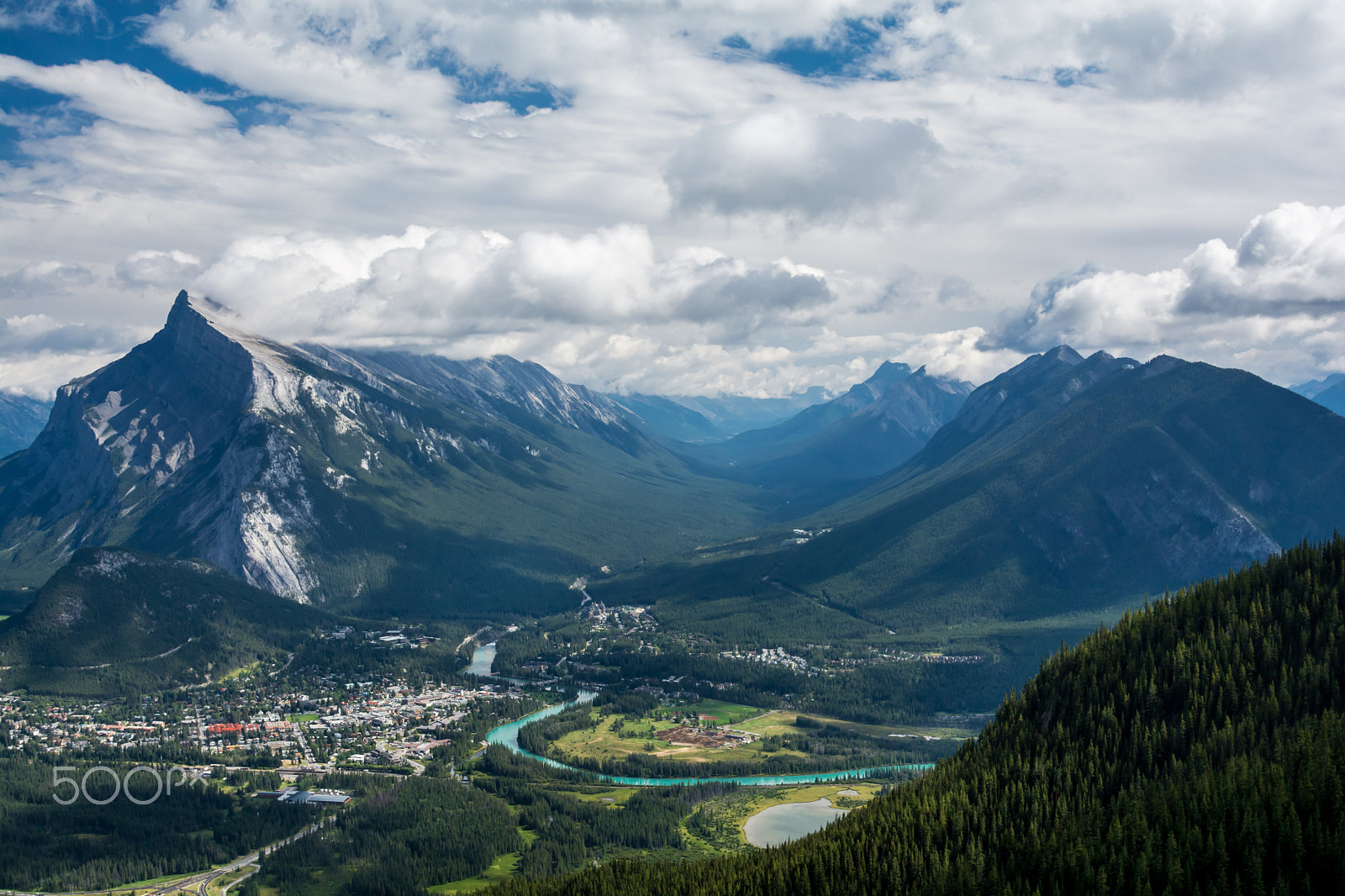Nikon AF-S Nikkor 24-120mm F4G ED VR sample photo. Canadian mountains, clouds photography