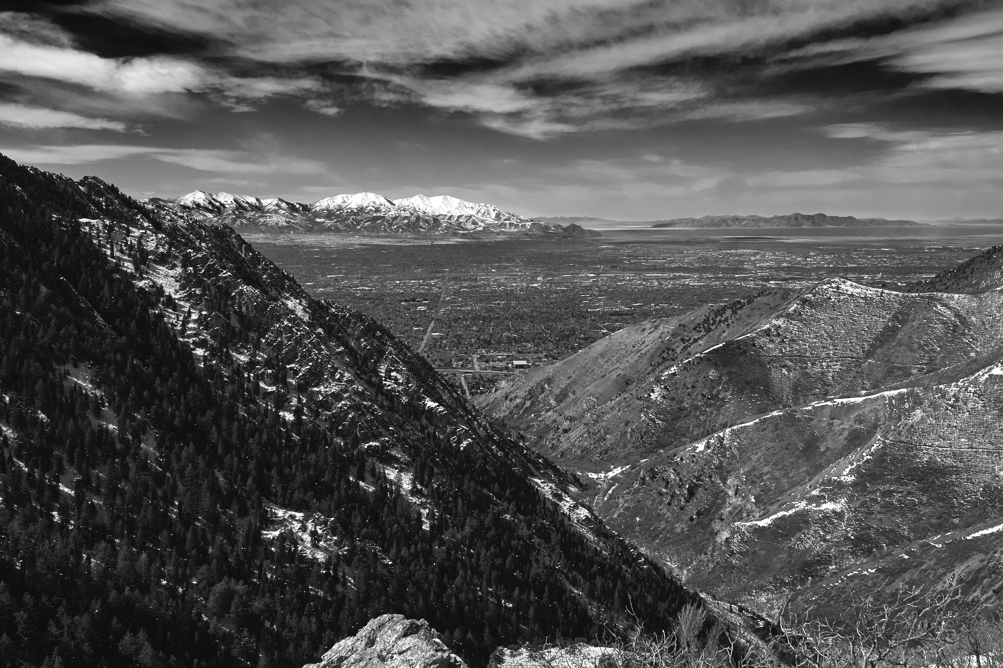 Sony a7 II sample photo. Utah valley overlook photography