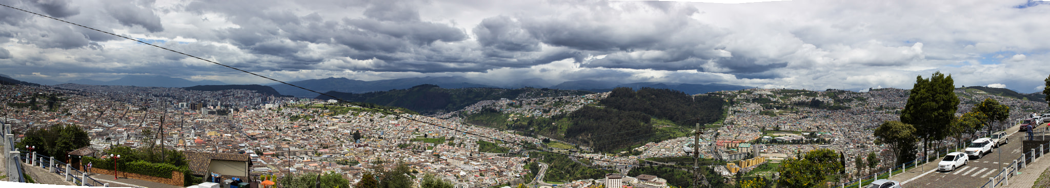 Canon EOS 600D (Rebel EOS T3i / EOS Kiss X5) sample photo. Quito south from virgin de la panecillo photography